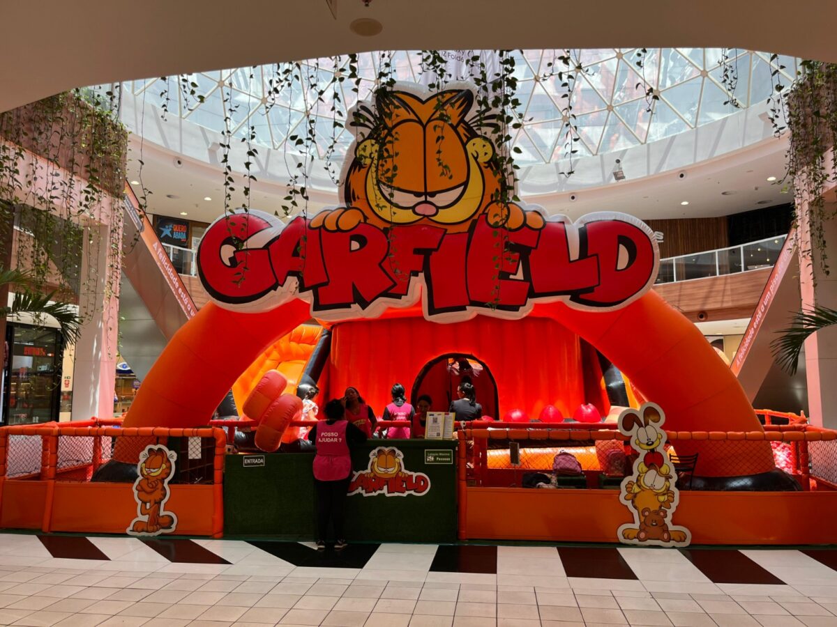 Parque do Garfield no Shopping Paralela. Foto: Marketing/Shopping Paralela.