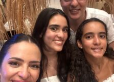 Marina Madeira comemora aniversário com vista para a Baía de Todos-os-Santos