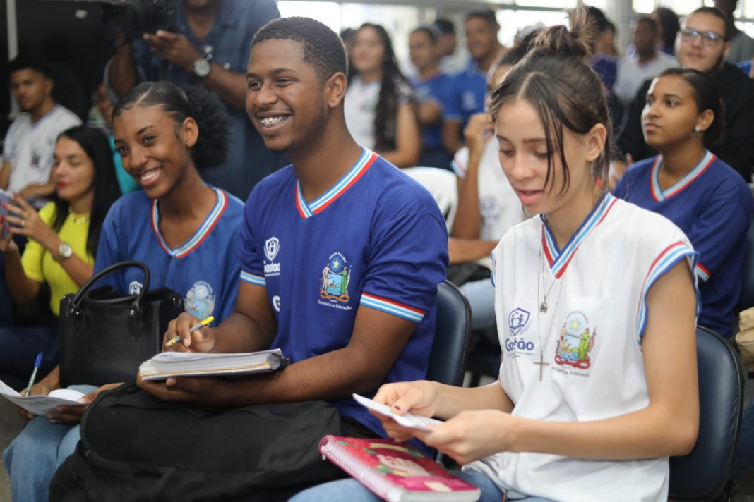 Estudantes da rede estadual. Foto: Amanda Chung/SEC