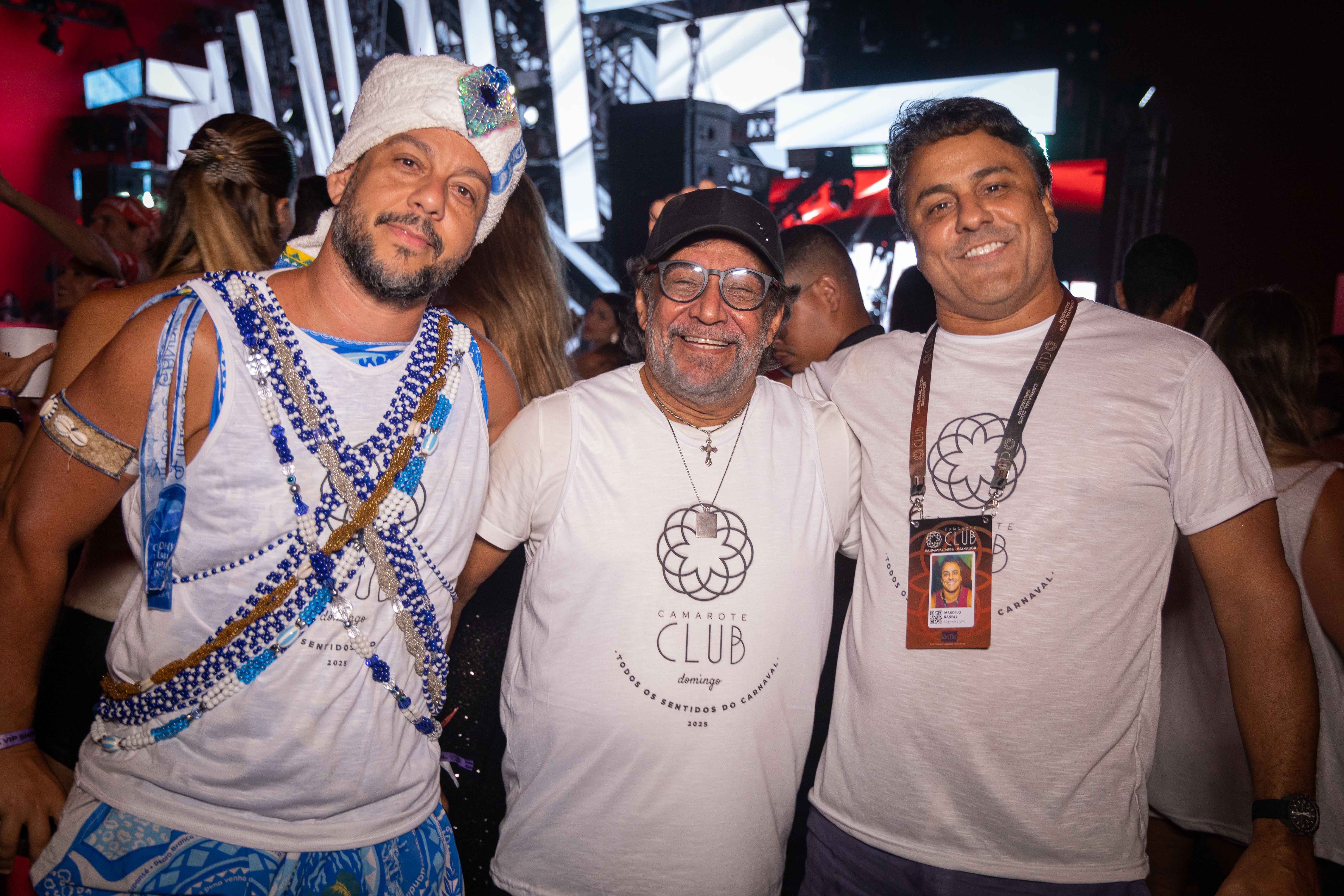 Bruno e Rey Gramacho com Marcelo Rangel