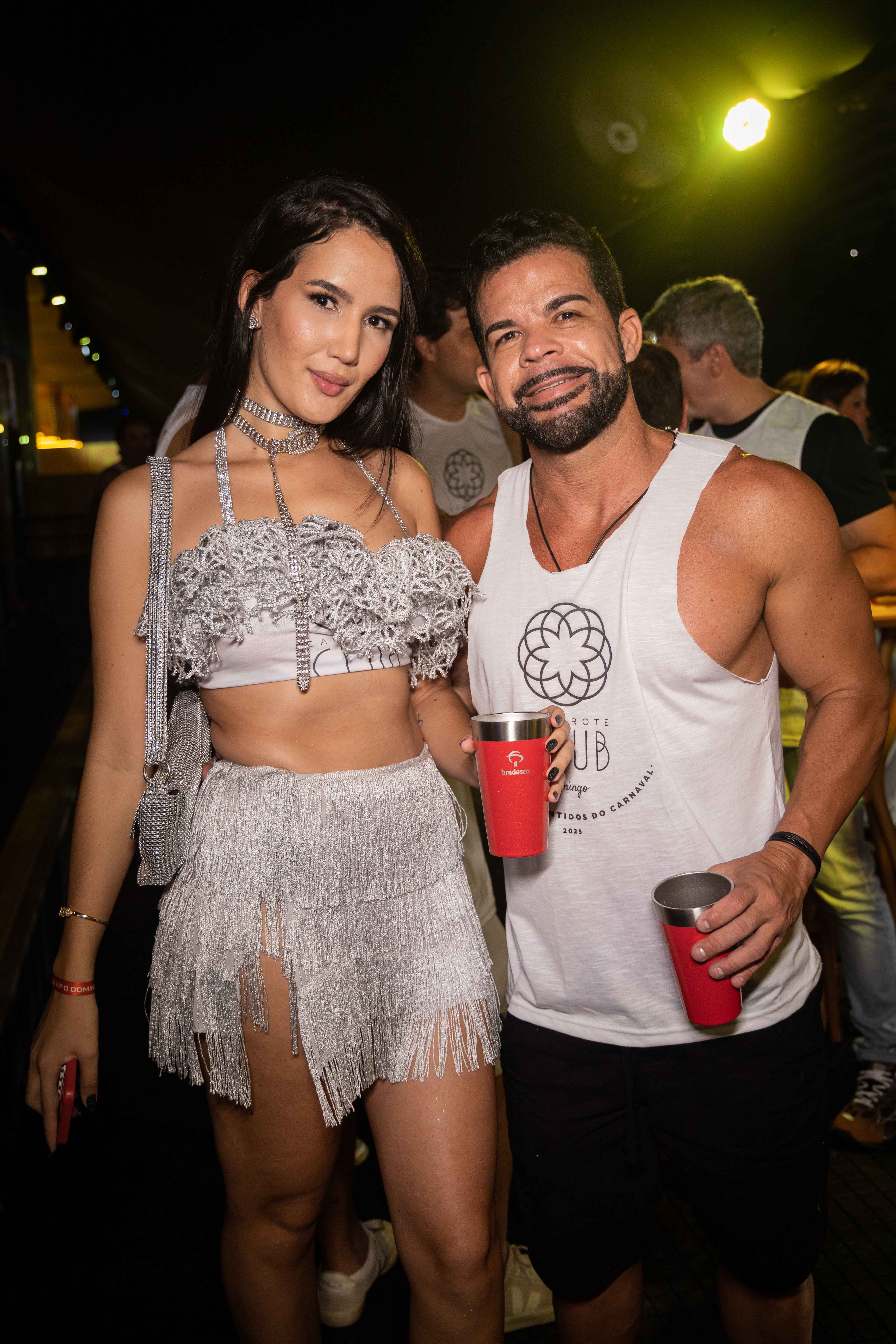 Polyane Gonçalves e João Zallio