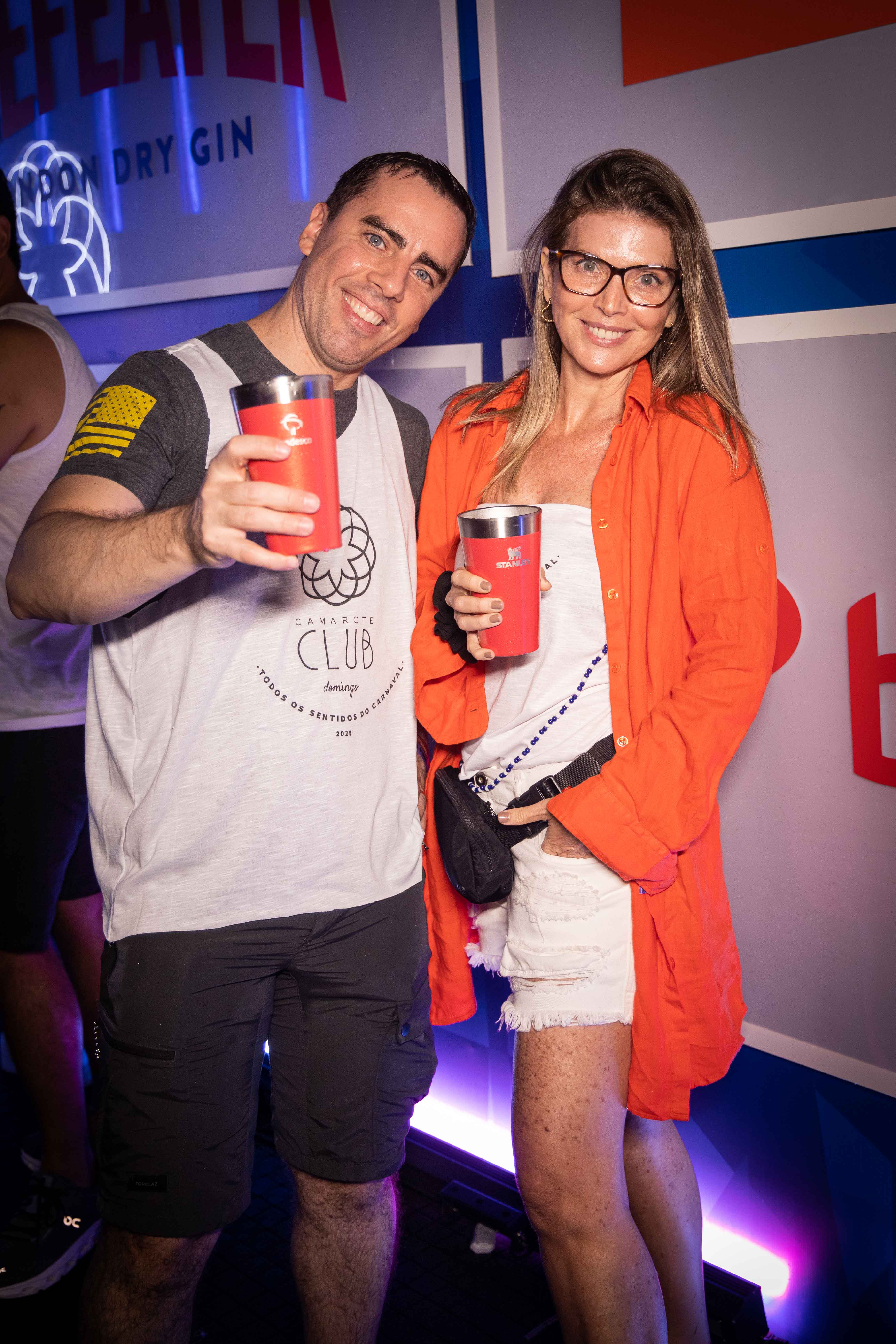 Tiago Delgado e Denise Massah