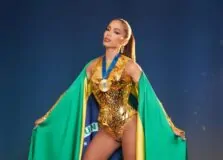 Bloco da Anitta no Rio traz homenagem a Rebeca Andrade e à ginástica artística