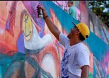 Itaparica é palco da nova edição do festival de graffiti Bahia de Todas as Cores