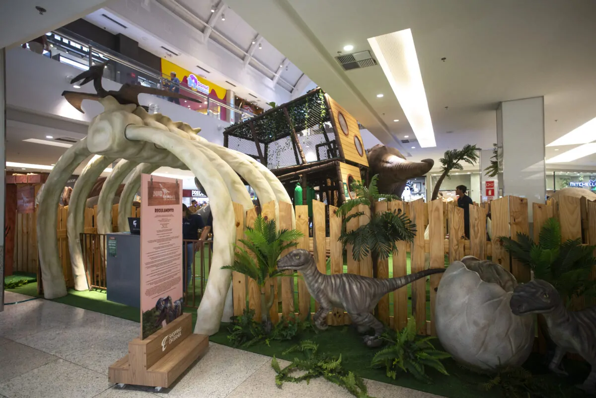 Parque Dino World. Foto: Pedro Accioly/Divulgação.