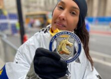 Fernanda Lanza representou a Bahia na Maratona de Boston