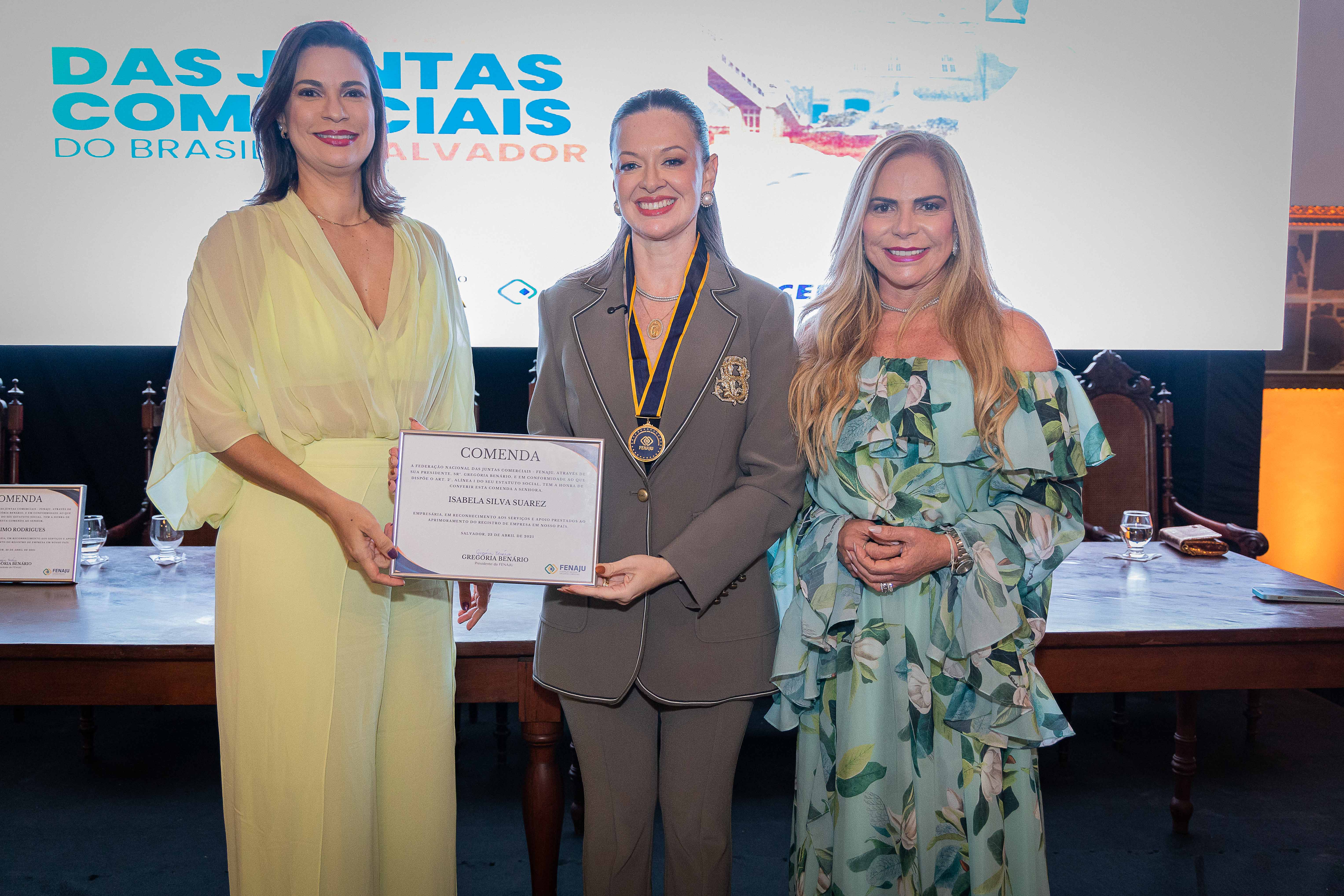 Gregoria Benario, Isabela Suarez e Marise Chastinet