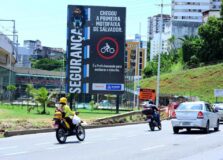Motofaixa completa um mês com redução de acidentes na Av. Bonocô