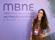 Camila Meccia participa de congresso nacional sobre nutrição estética