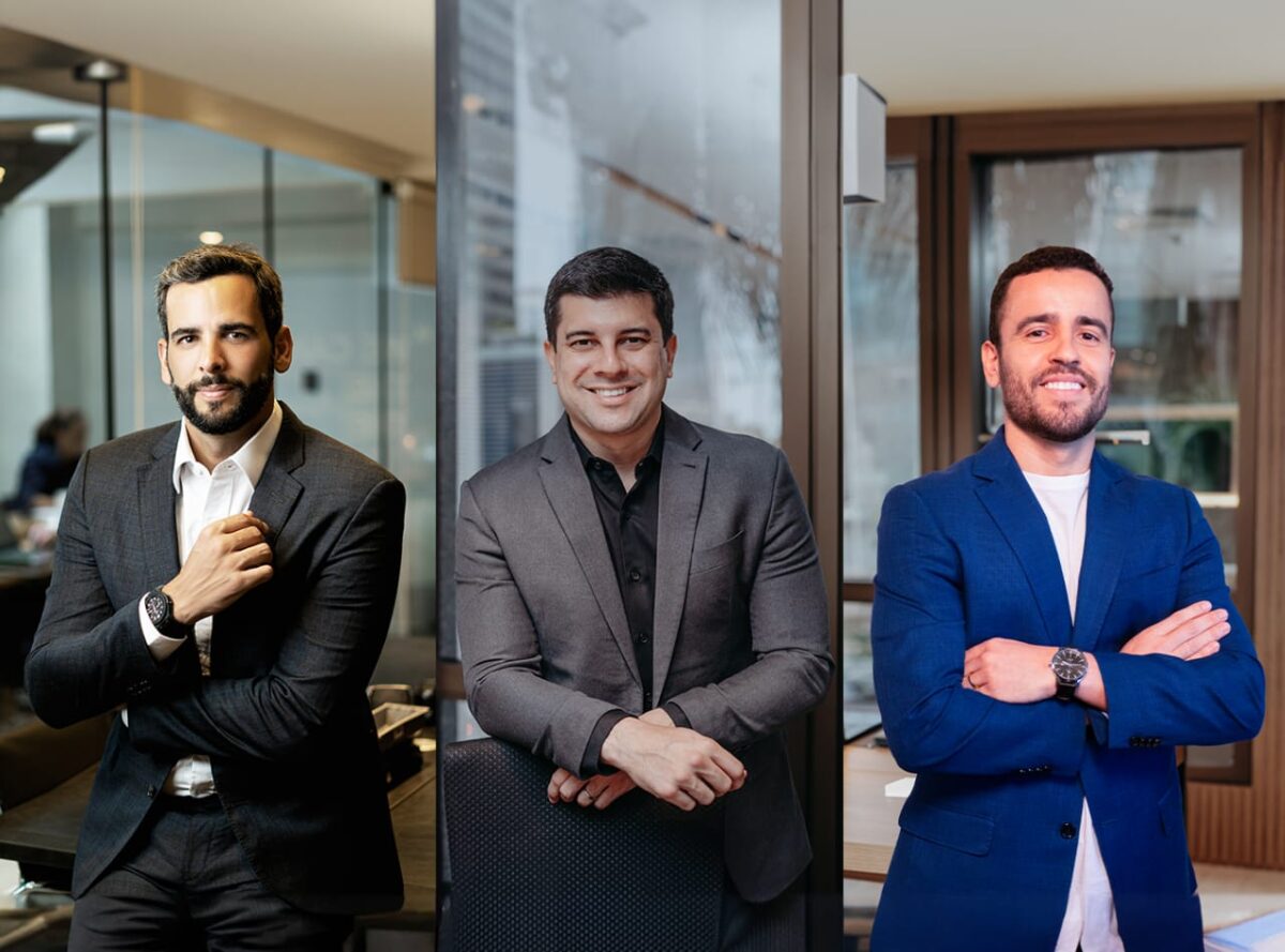 João Fiamenghi, Kleber Falcão e Herbert Teixeira