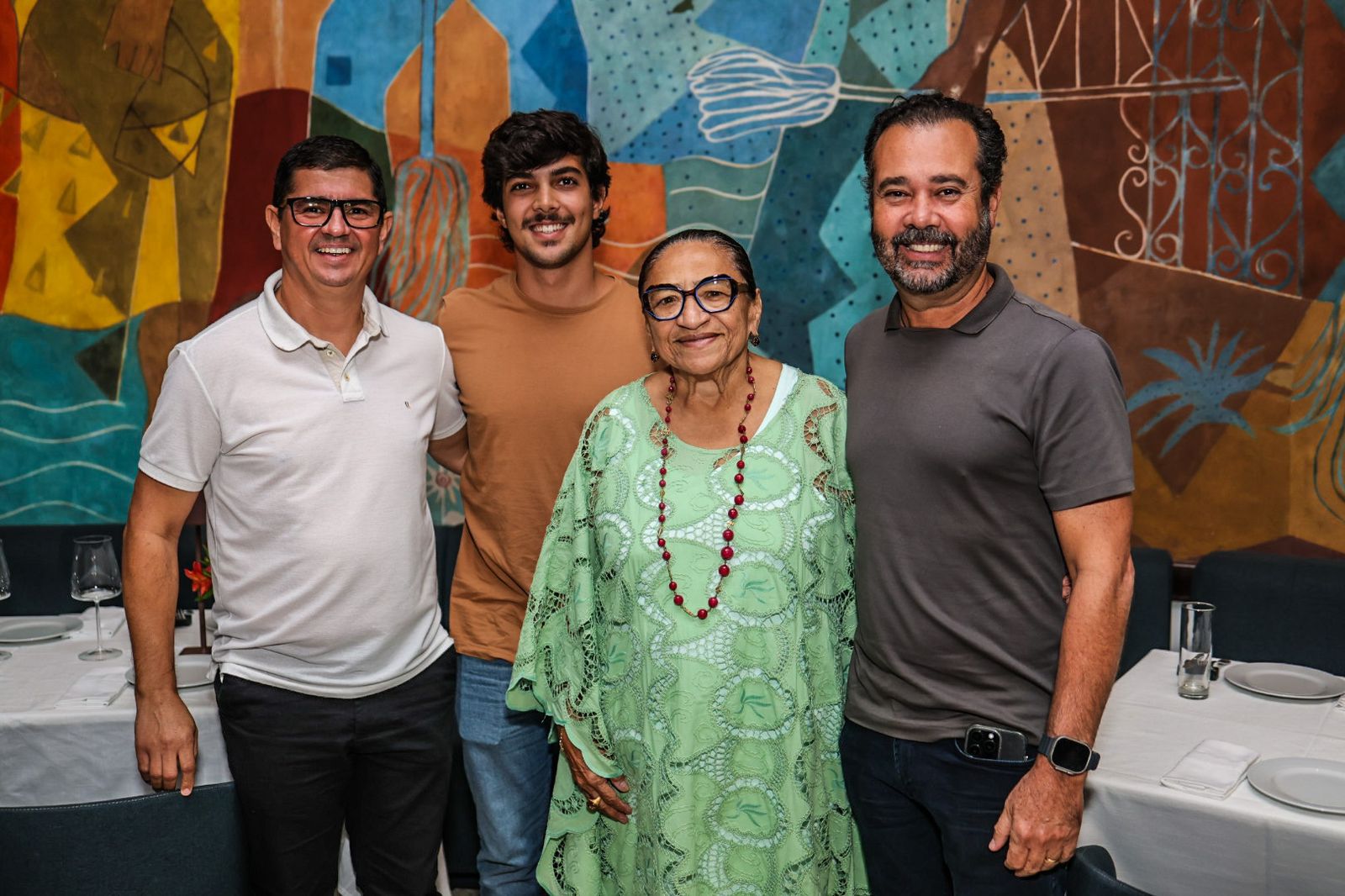 Neilton Inácio, Felipe da Fonte, Licia Fabio e Cyro da Fonte