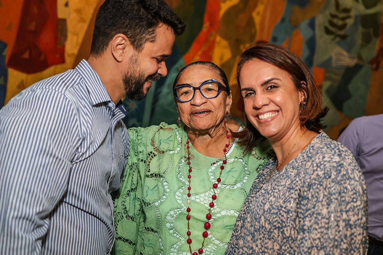 Marcelo Barros, Licia Fabio e Leila Ferreira
