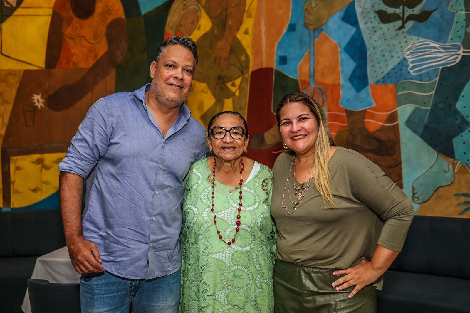 João Fortes, Licia Fabio e Helaine Schindler