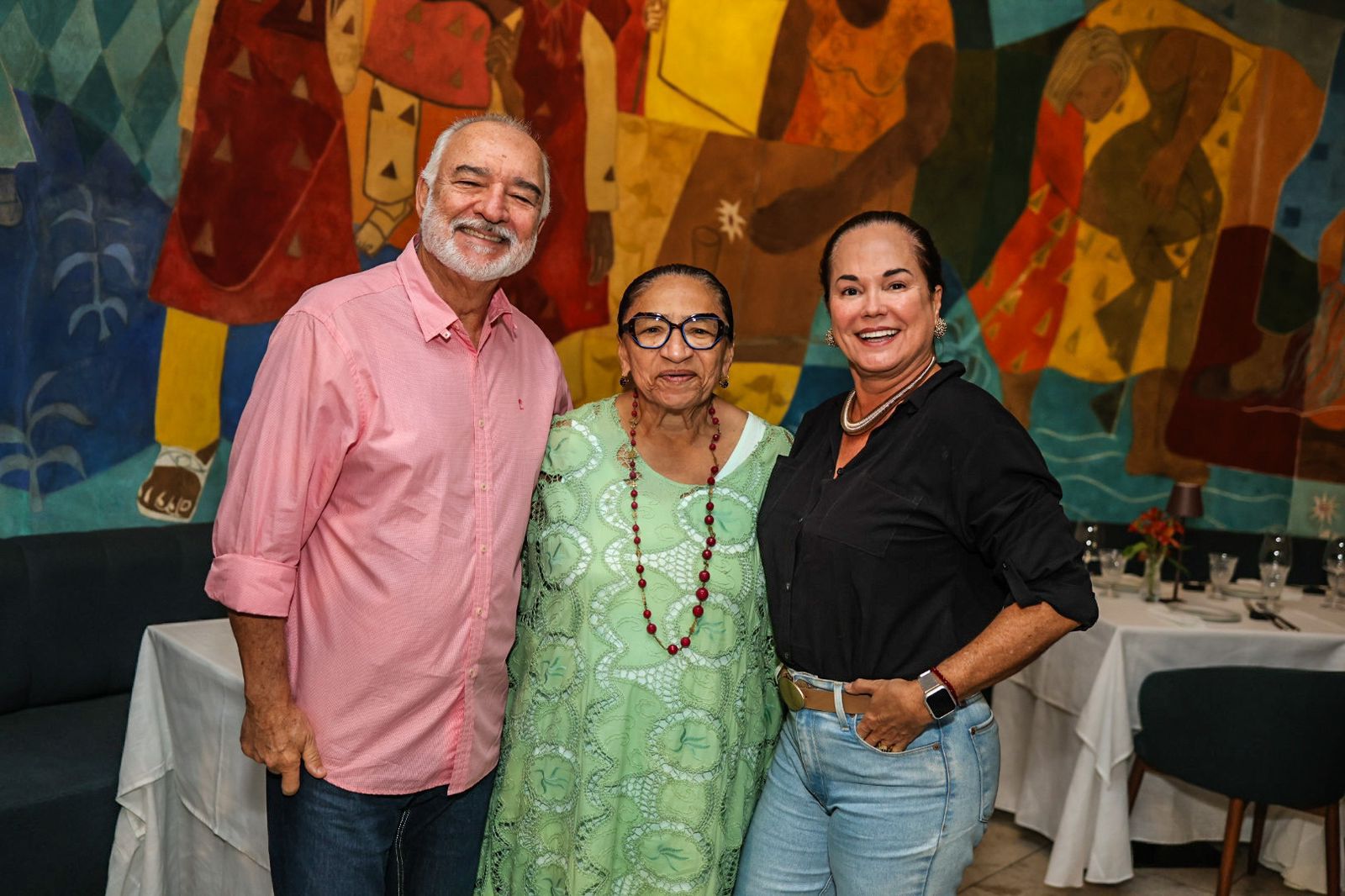 José Domingues Jr, Licia Fabio e Maria Alice Monteiro