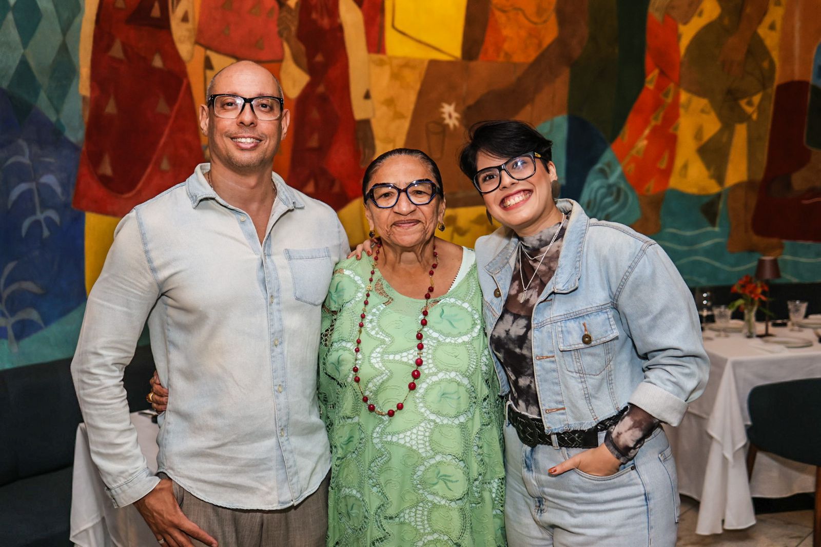 Nicholas Bruno, Licia Fabio e Nathalie Souza