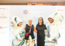 Alexia Lainé, diretora do Courchevel Tourisme, desembarca em Salvador para promover destino francês