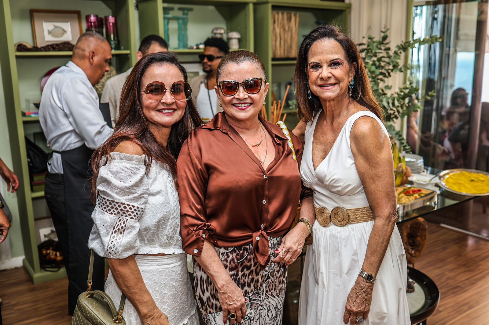 Heliane Souza, Cristina David e Sandra Sampaio