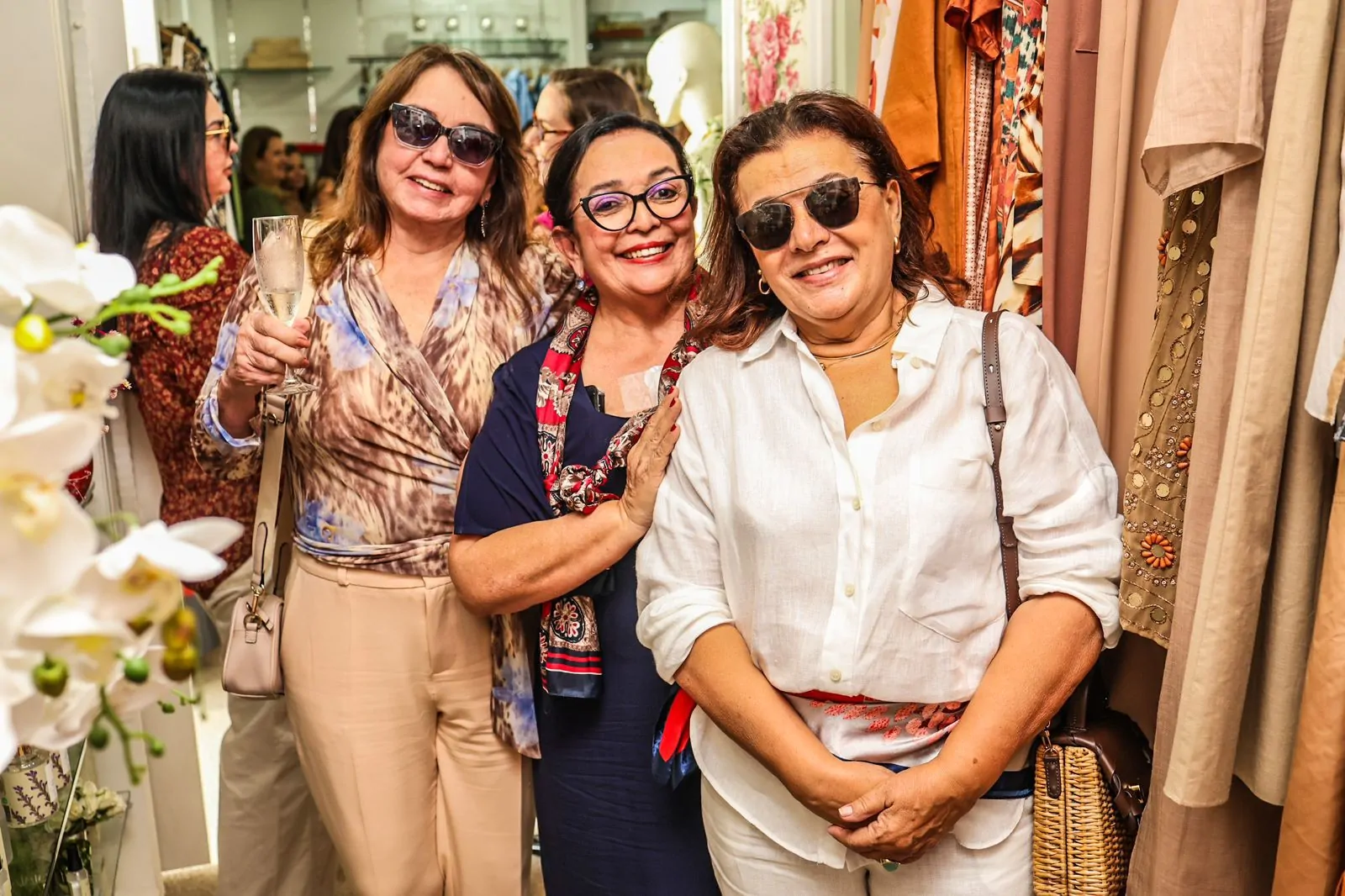 Normandia Lacerda, Estela Galvão e Fátima Moraes