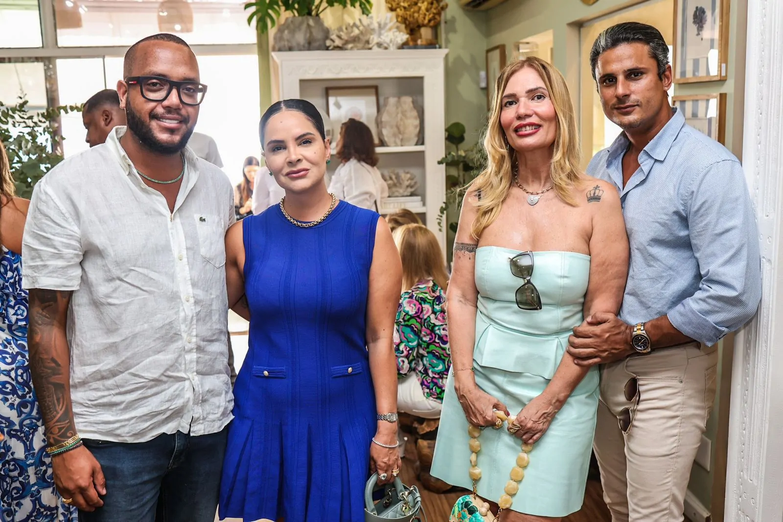Rafael Silva, Kelly Santos, Claudia Del Rei e Samuel Brasil