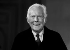 Luto! Morre o estilista italiano Giorgio Armani, aos 91 anos