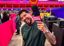 Dinho Jr estreou no Multishow com transmissão da ‘Tardezinha’, festa de Thiaguinho