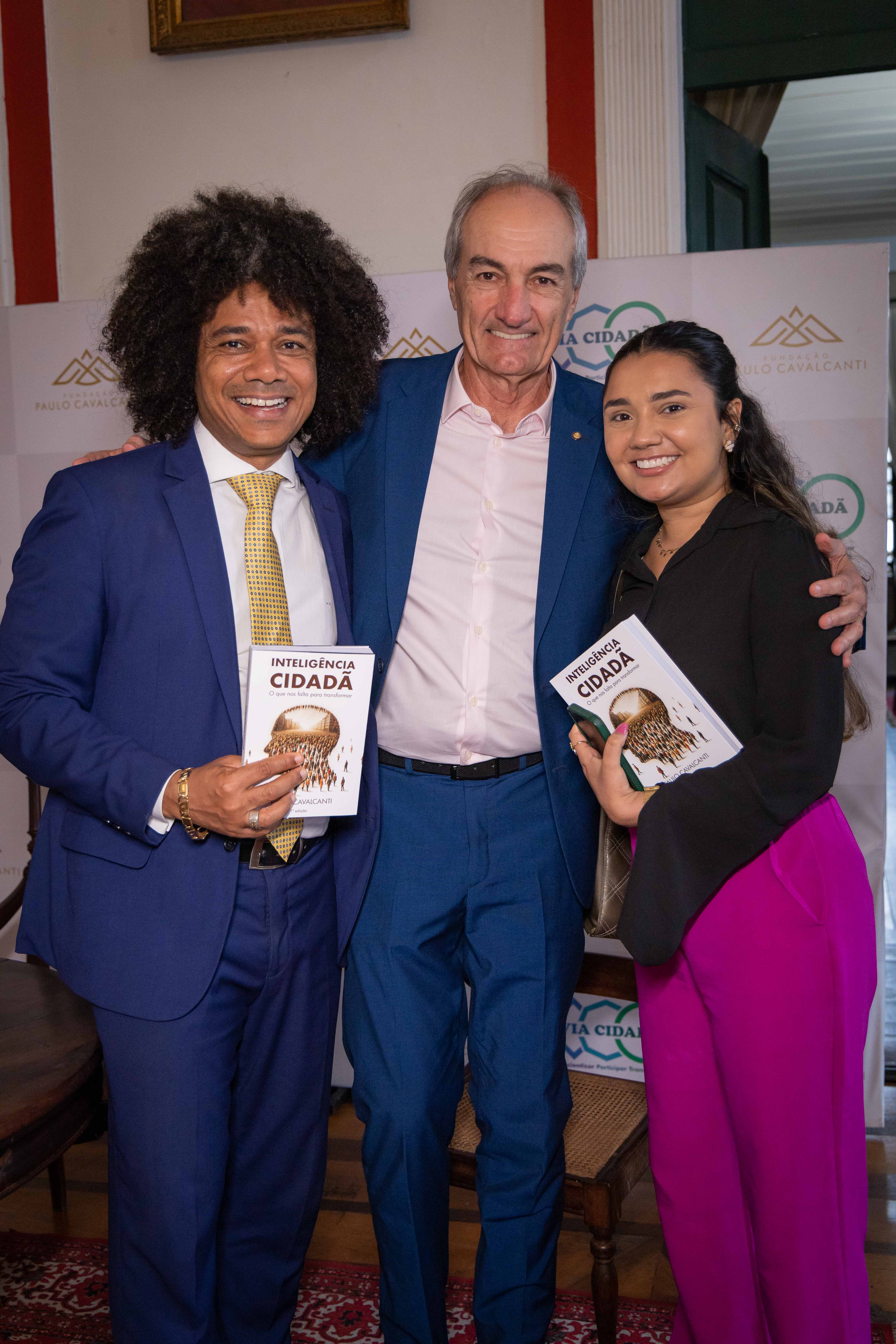 Marinho Soares, Paulo Cavalcanti e Isabela Soares