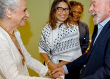 Lula e Janja prestigiam show de Maria Bethânia em São Paulo