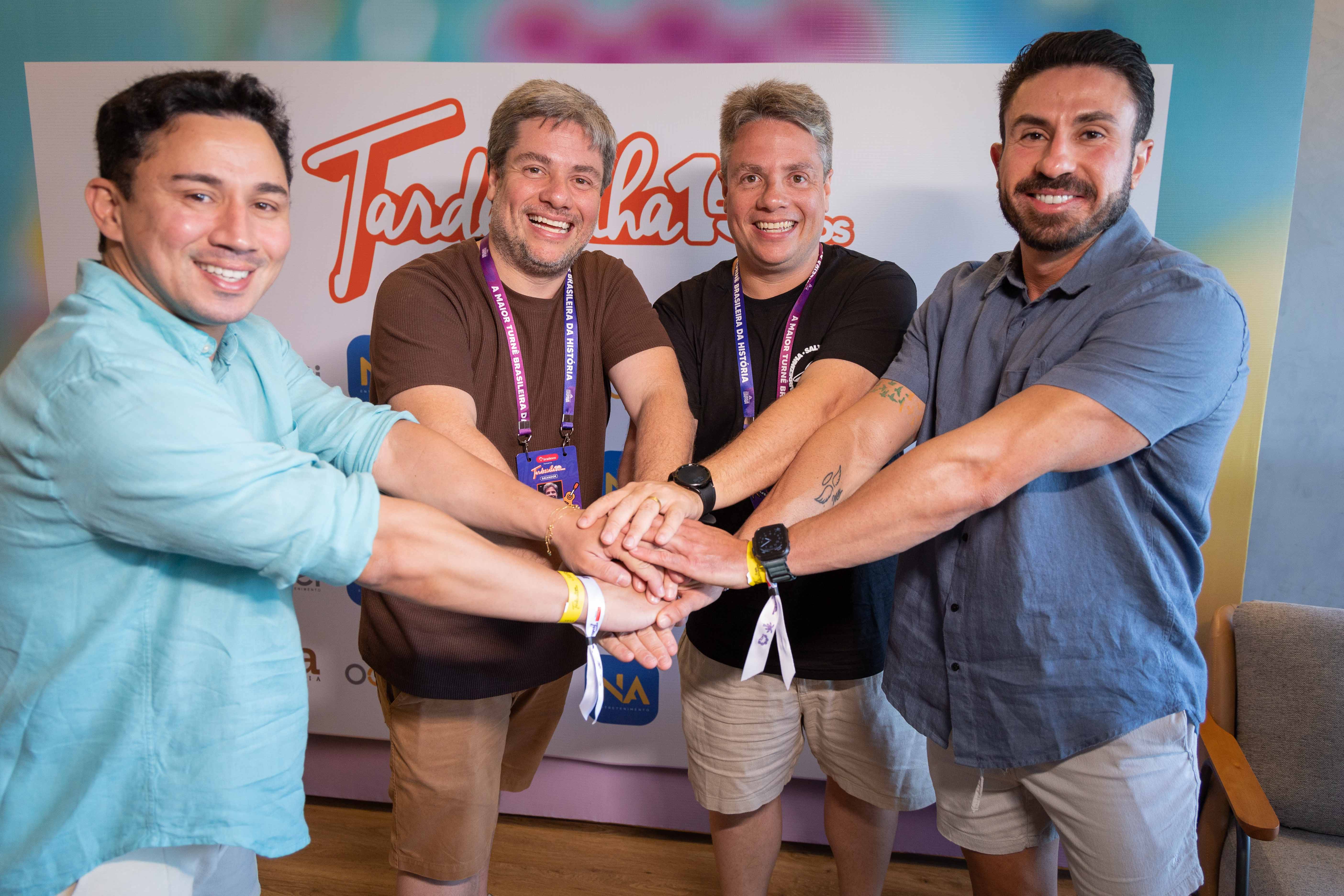 Tamyr Mota e Renato Franca com Rick e Rafa Cal