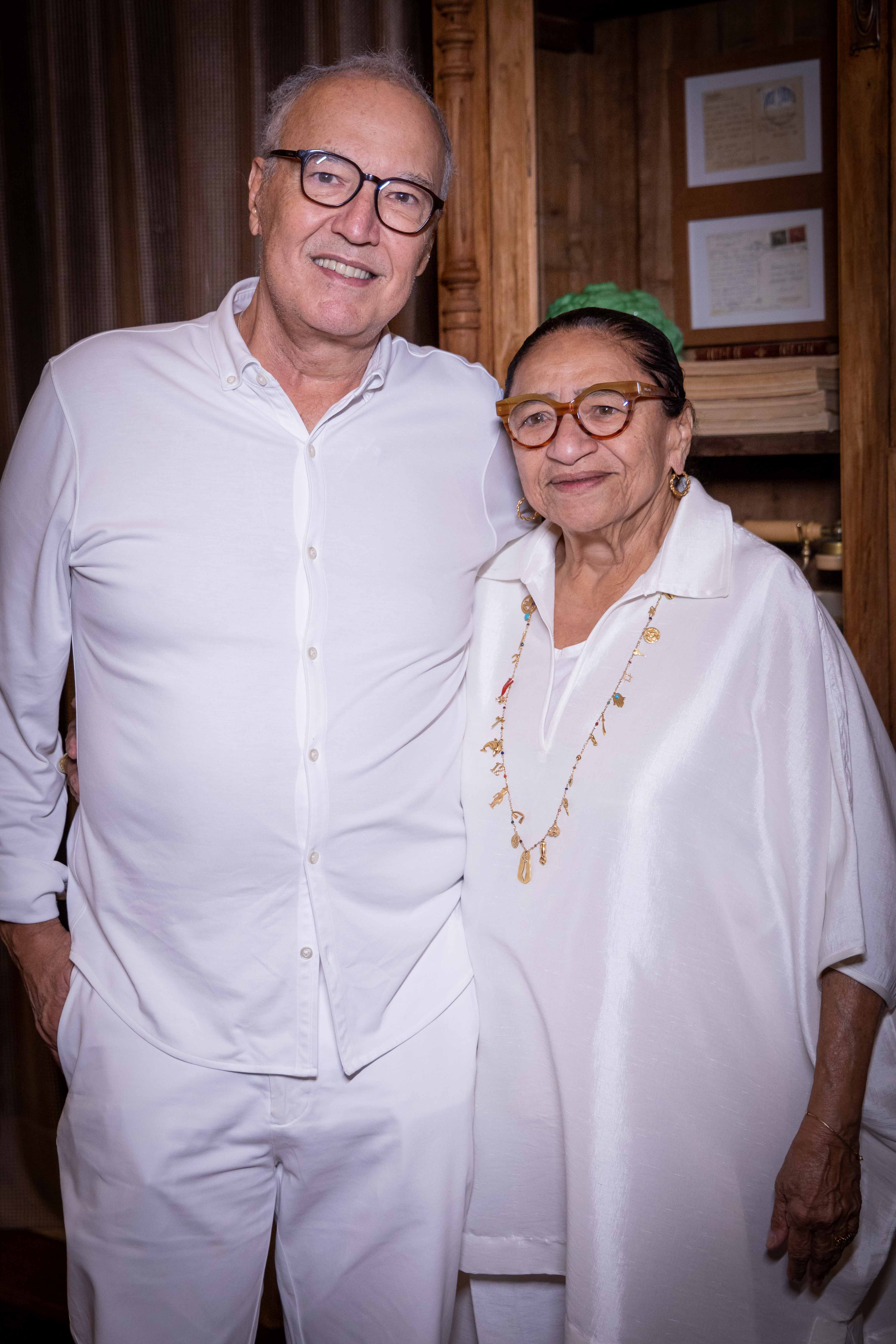 Nizan Guanaes e Licia Fábio