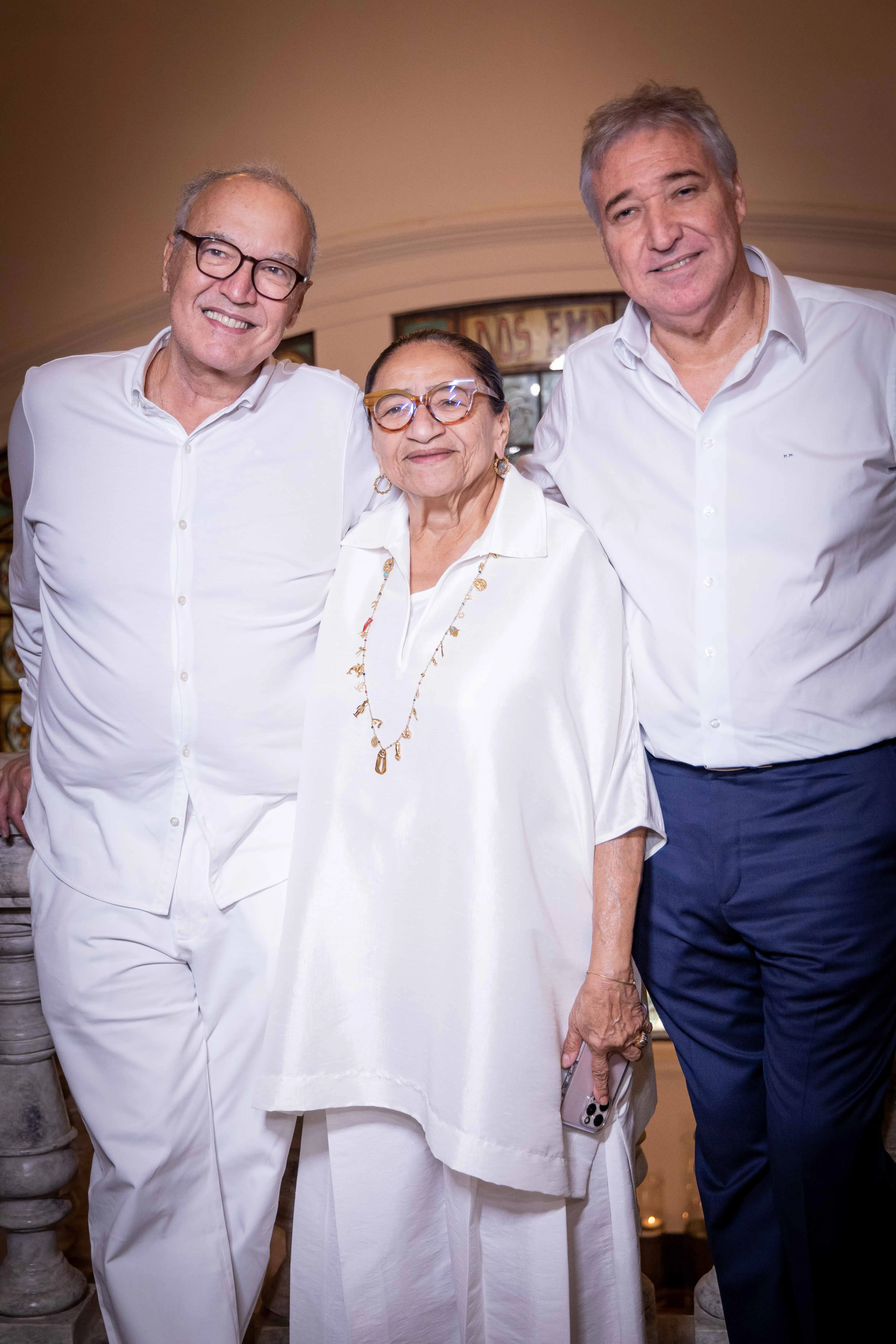 Nizan Guanaes, Licia Fábio e Mauricio Magalhães