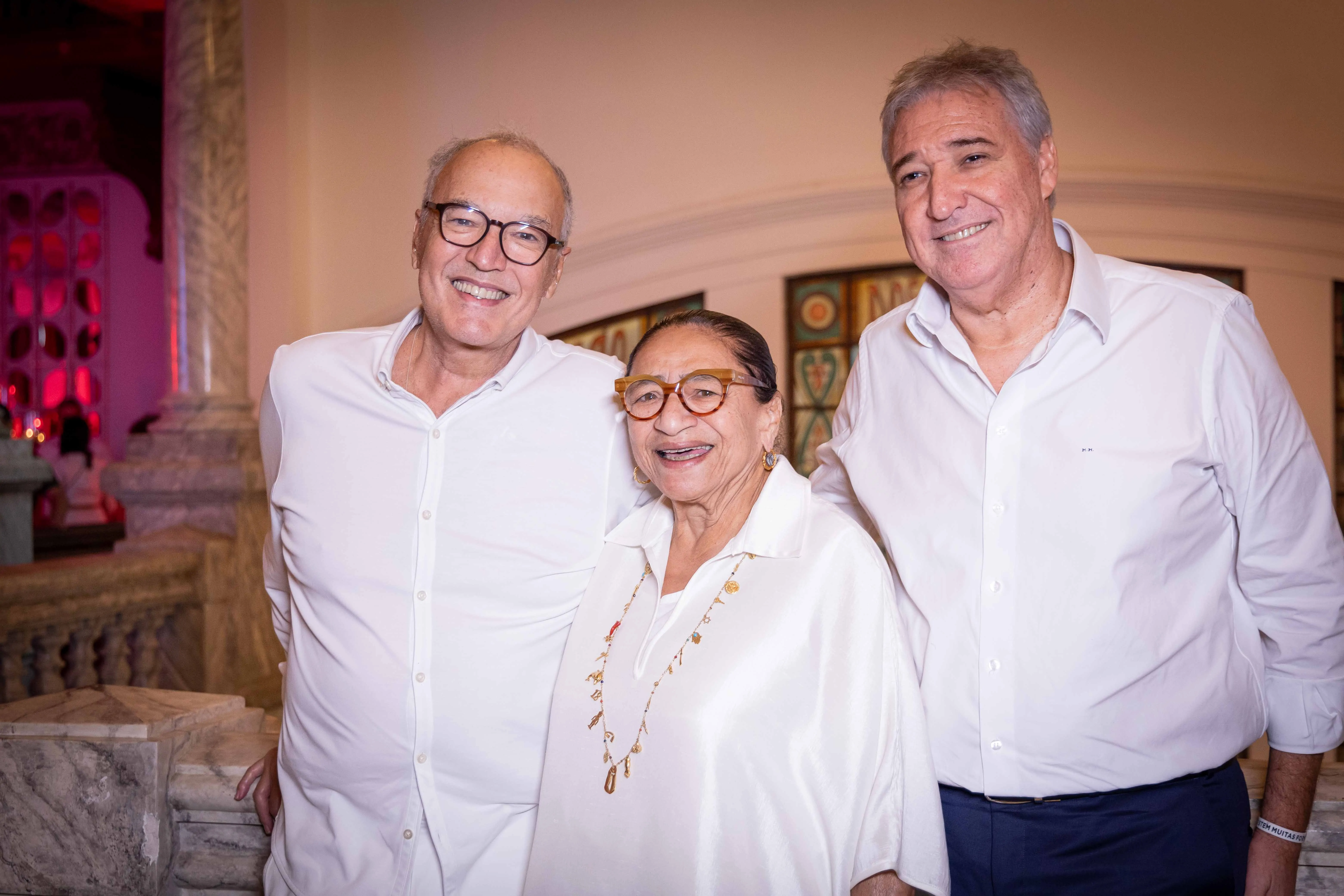 Nizan Guanaes, Licia Fábio e Mauricio Magalhães.