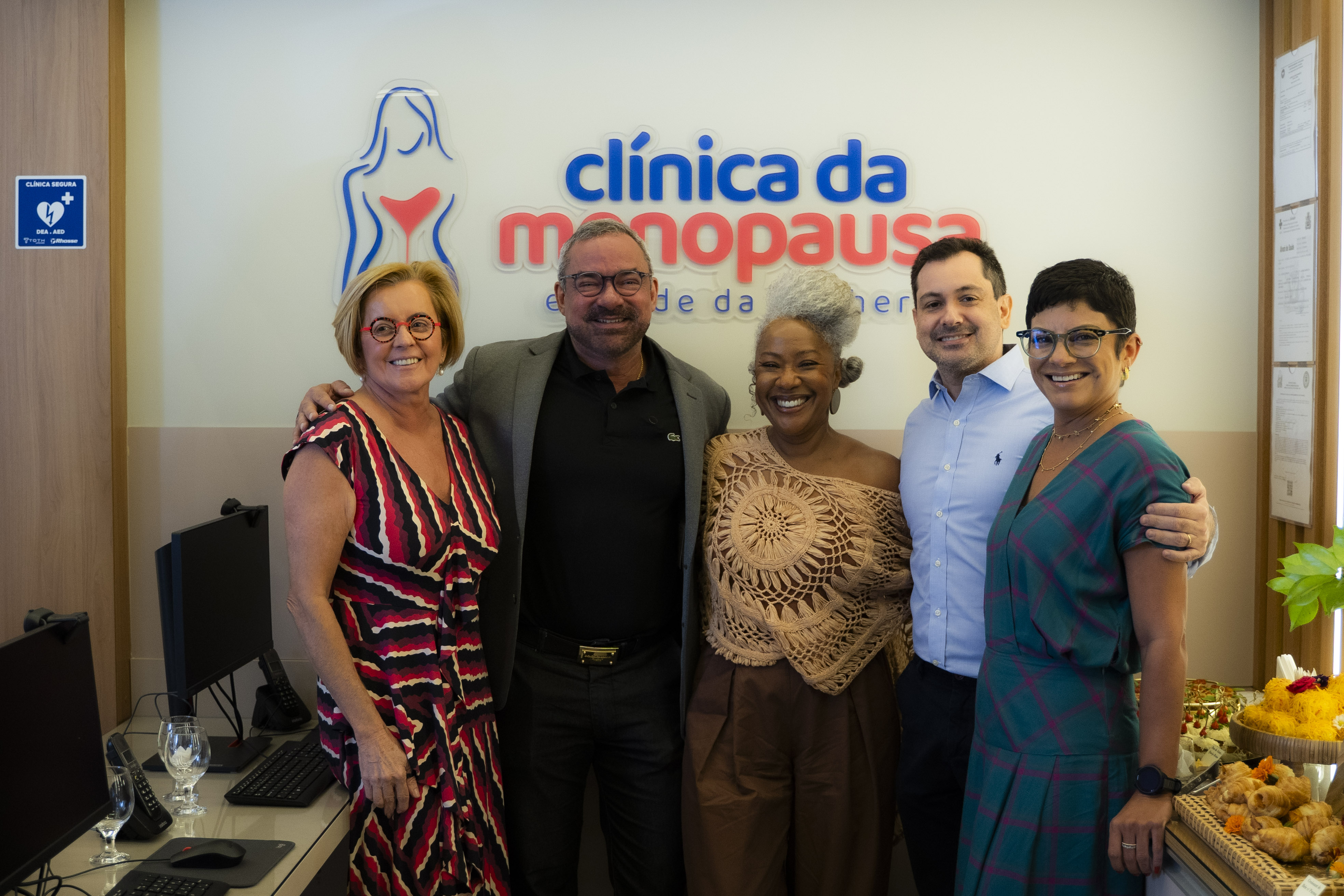 Edza Brasil, Jorge Valente, Wladia Góes, Igor Brandão e Patricia Abreu