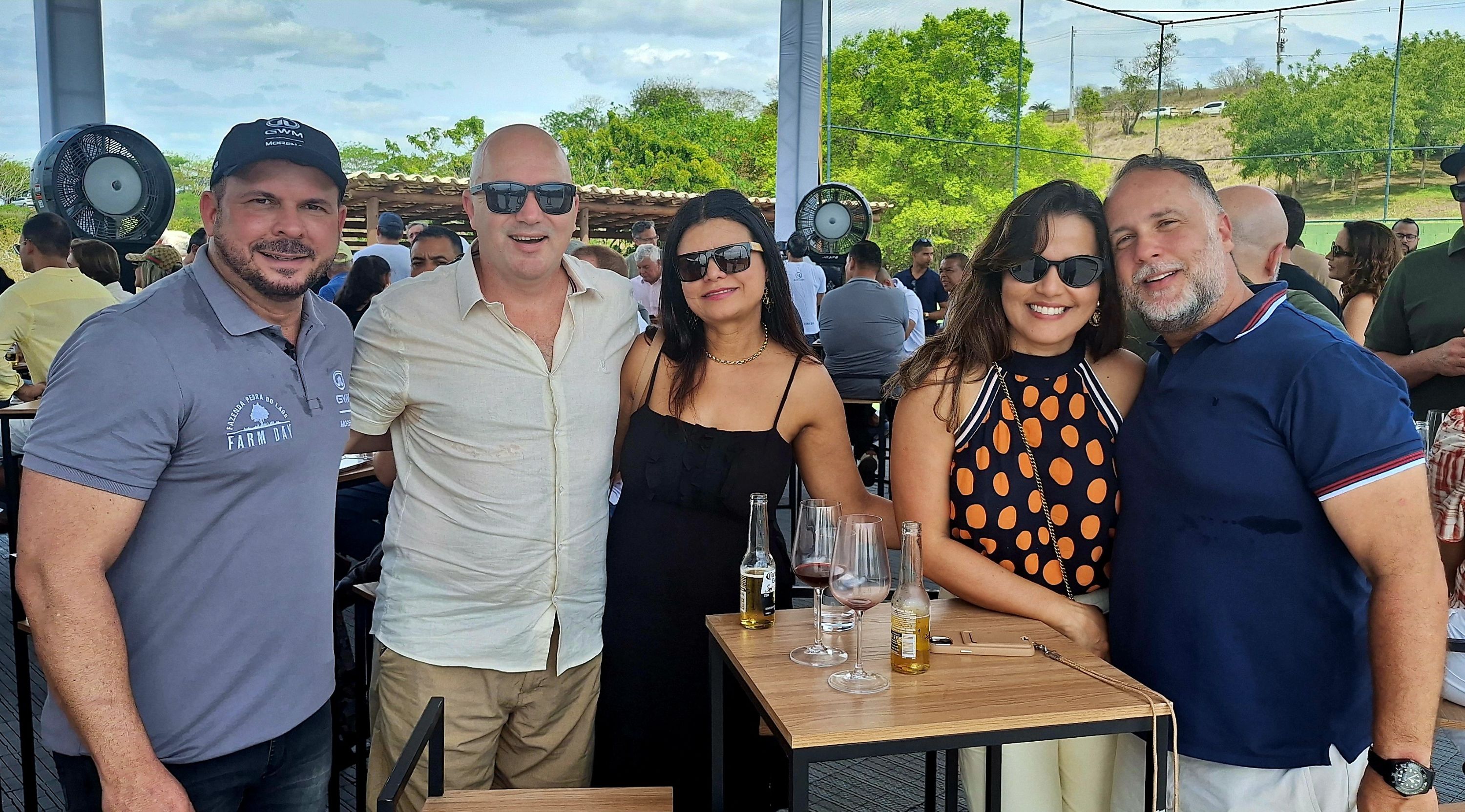 Edson Figueiredo, Wanderley e Claudia Deina, Eneida e Eduardo Setúbal