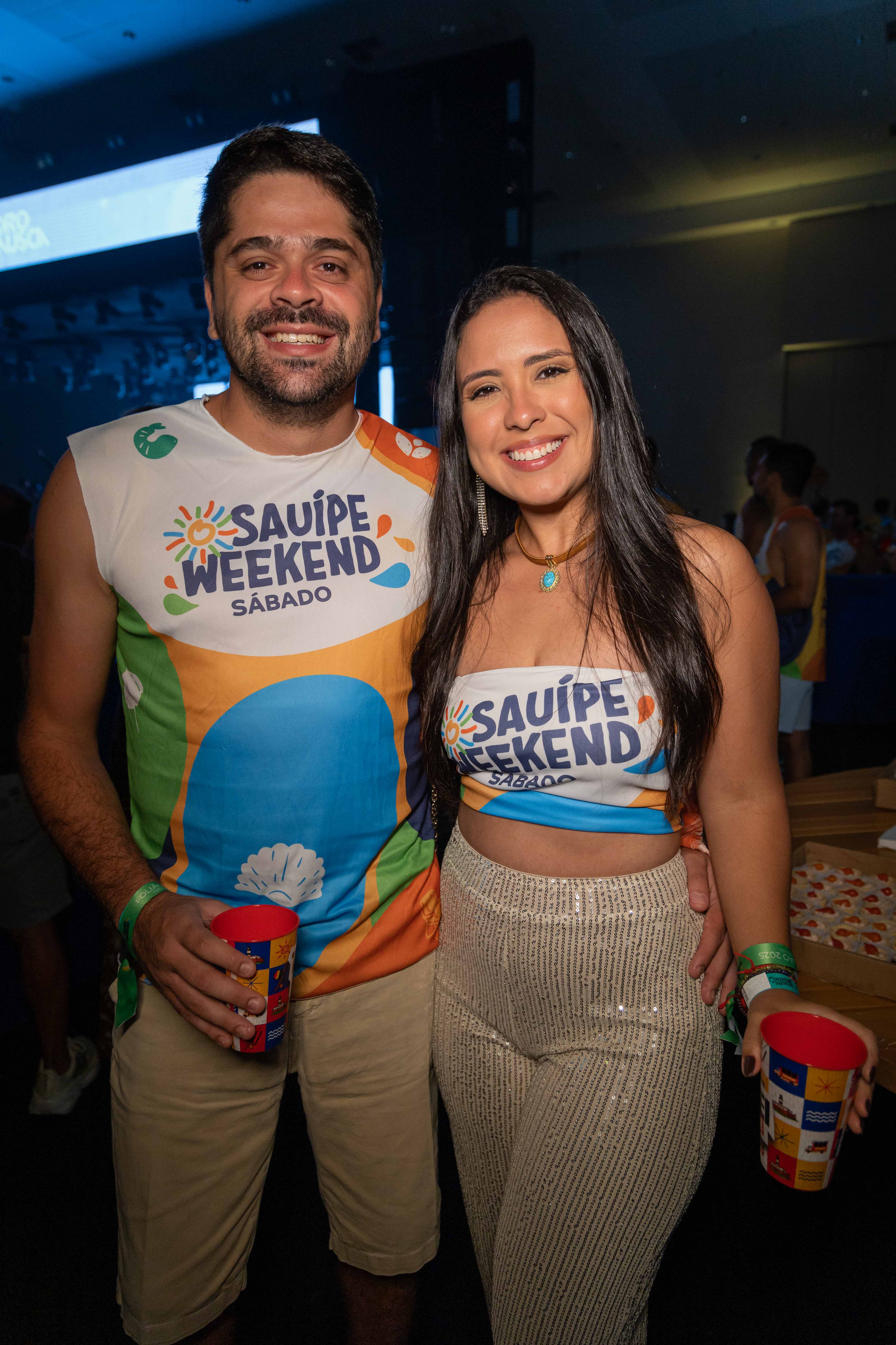Matheus Ladeia e Pamella Tuyuty