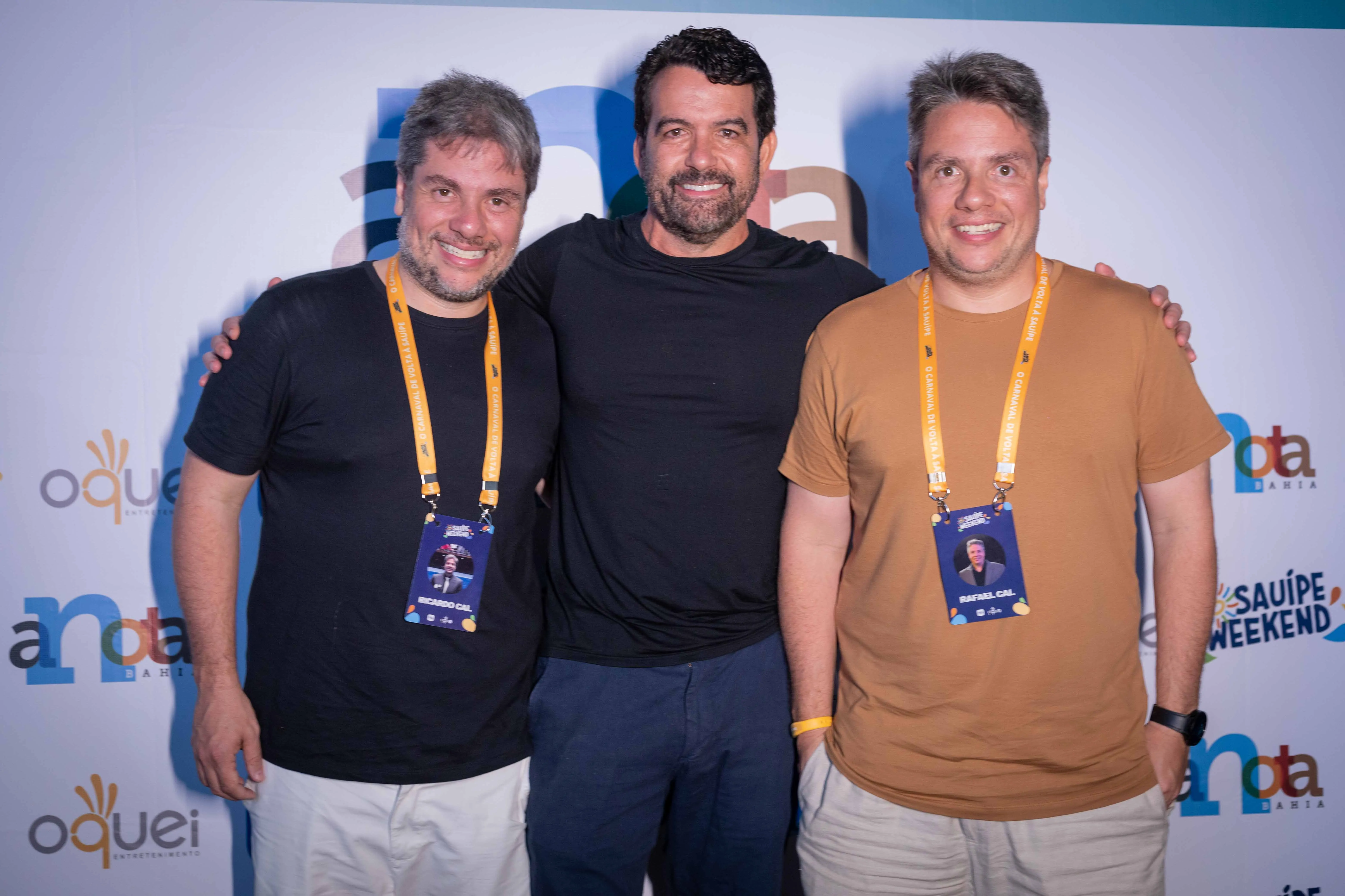 Rick Cal, Paulinho Magalhaes e Rafa Cal