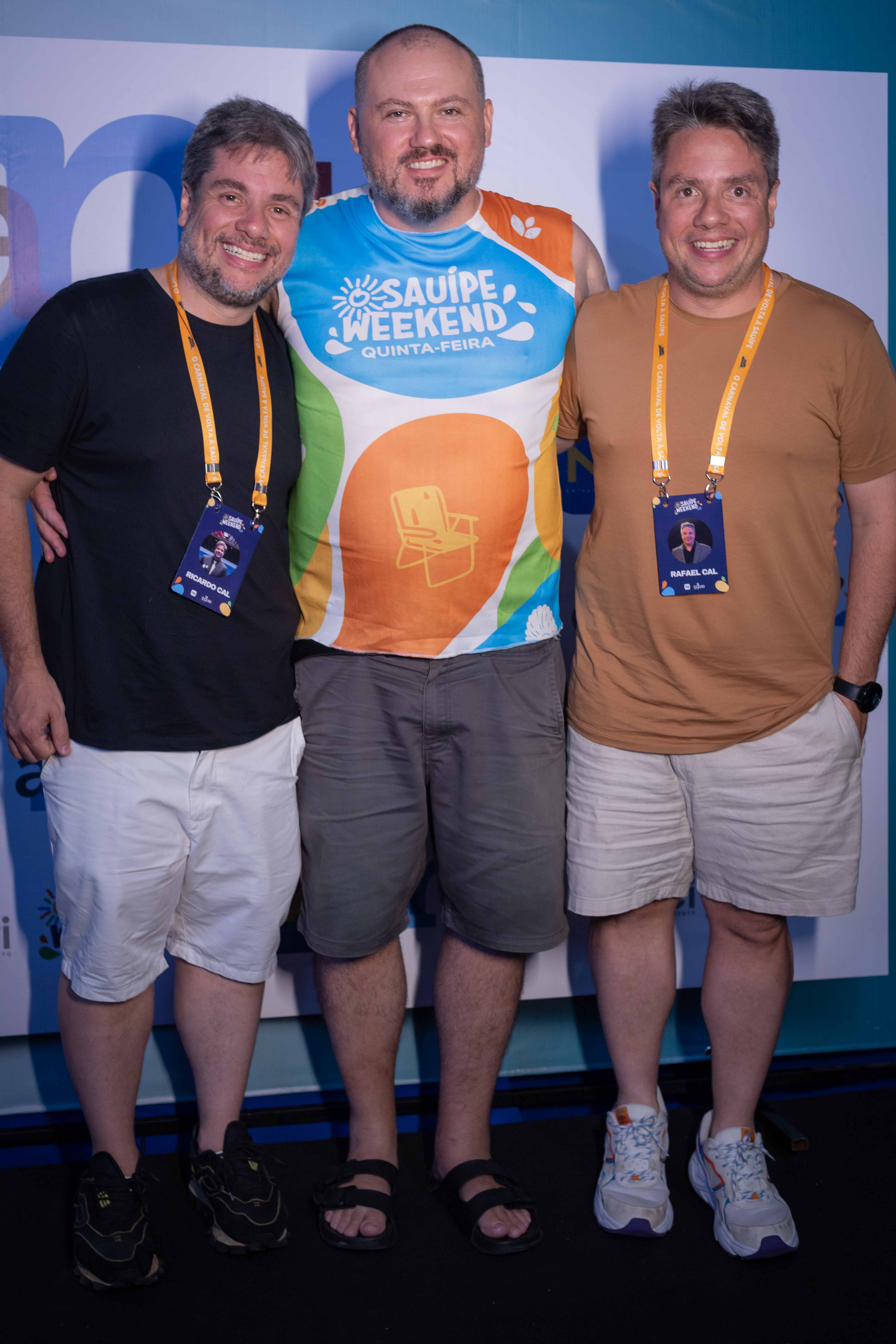 Rick Cal, Paulo Schneider e Rafa Cal