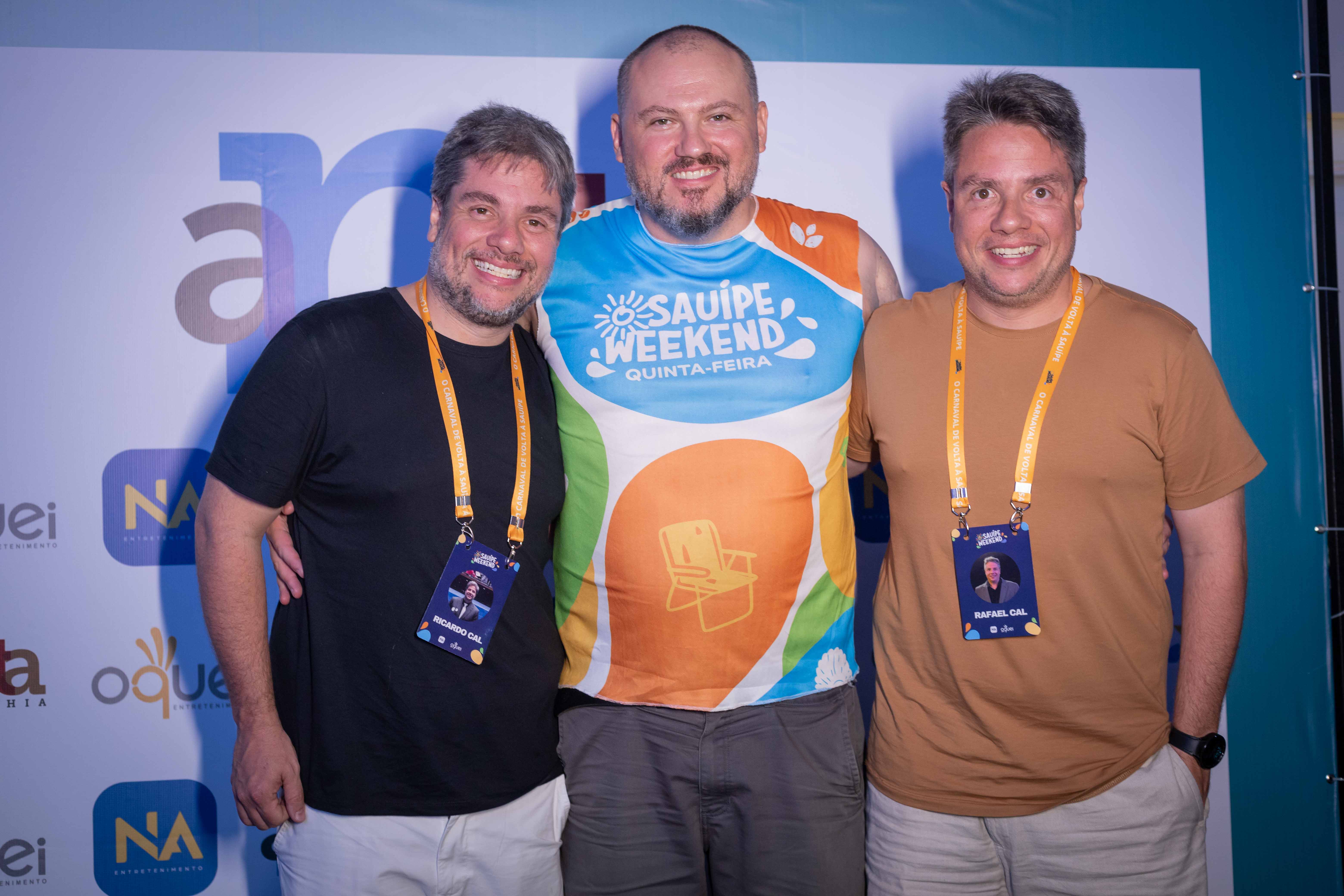 Rick Cal, Paulo Schneider e Rafa Cal