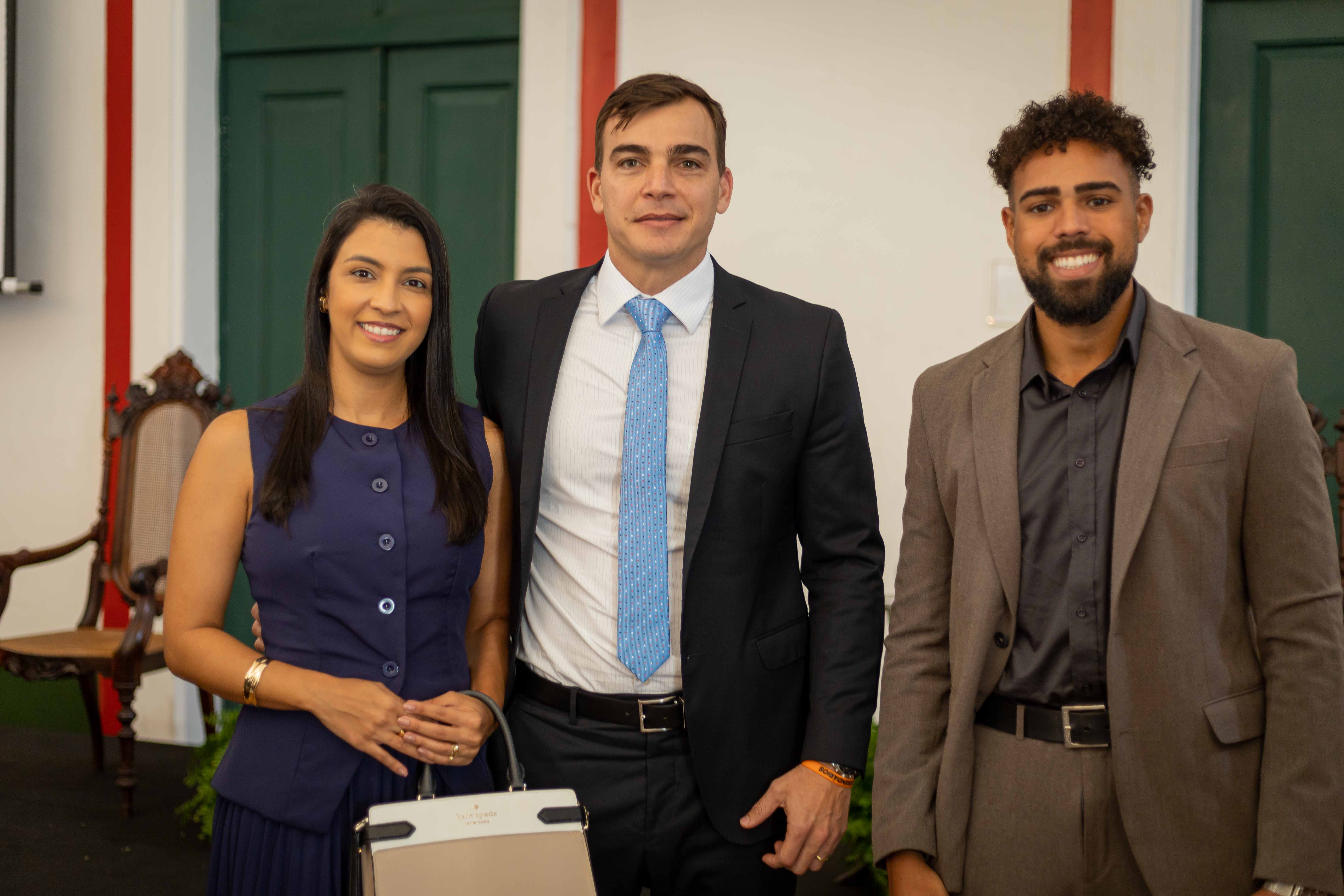 Camila Ferreira, Luís Felipe e Fernando Moraes