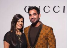 Marlon Gama e Fernanda Bahia participam de evento beneficente do MASP em parceria com a Gucci