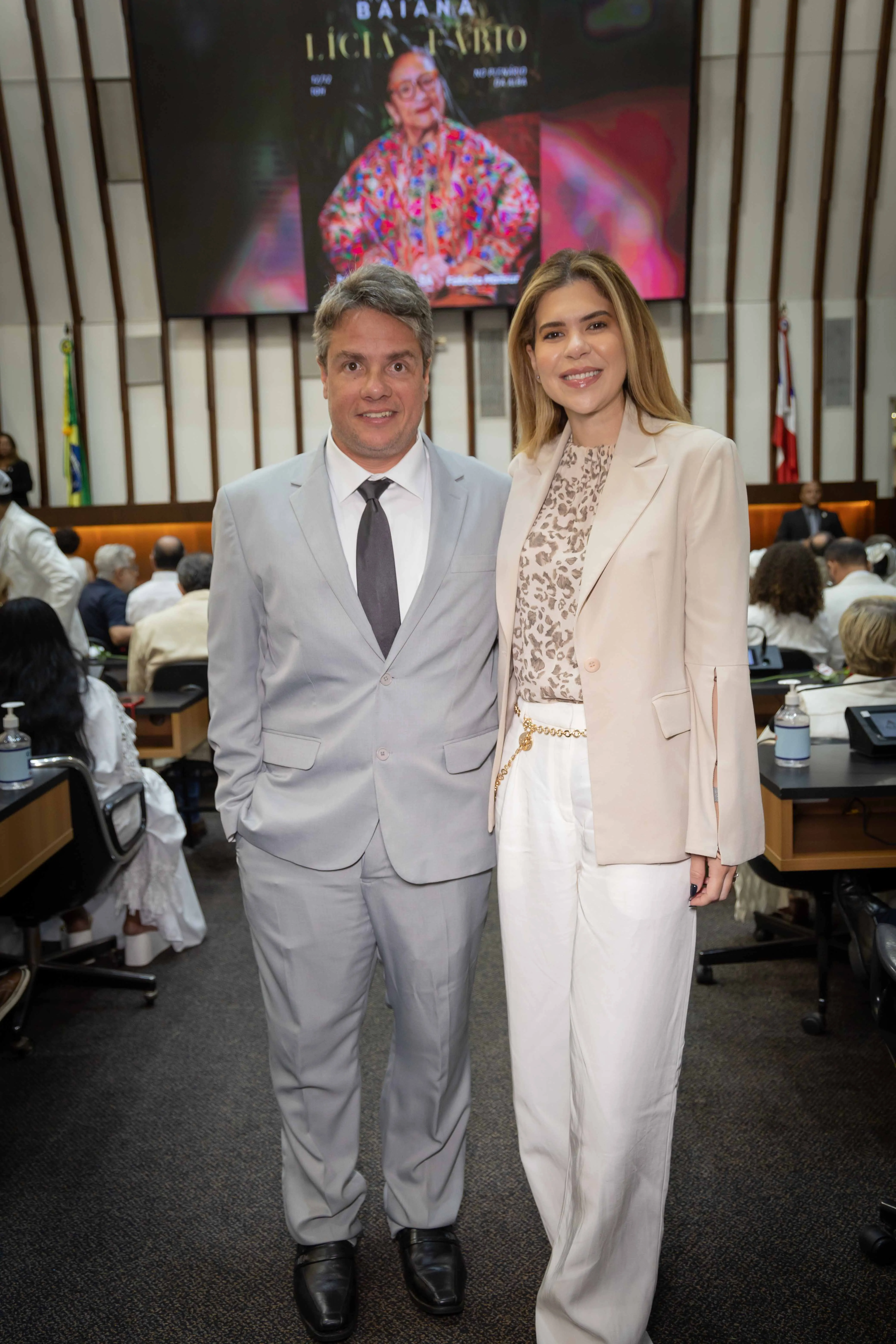 Rafa Cal e Fernanda Lins Cal