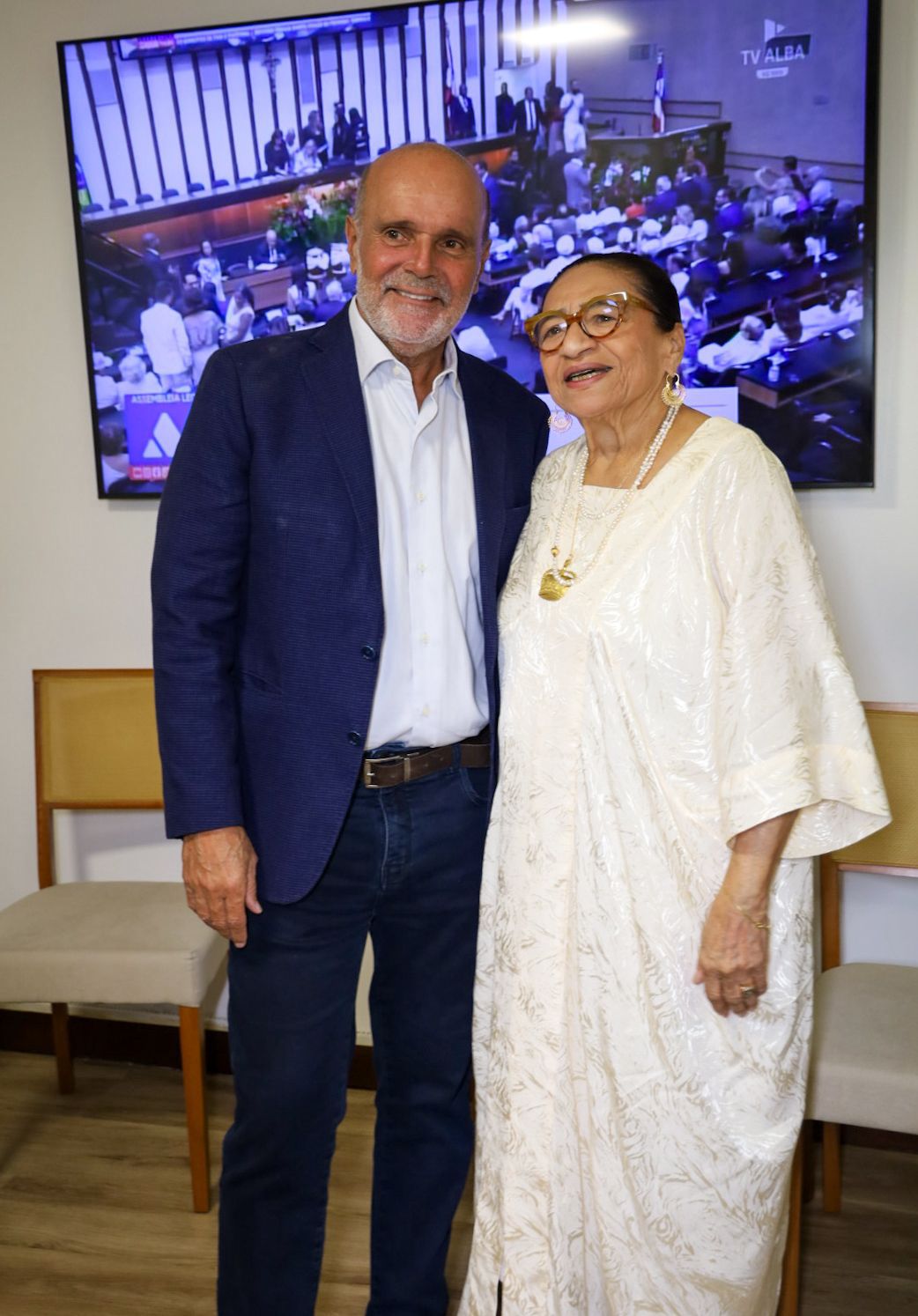 Ewerton Visco e Licia Fabio