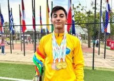 Nadador baiano conquista quatro medalhas no Sul-Americano Escolar