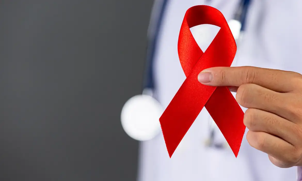 Símbolo da luta contra HIV.