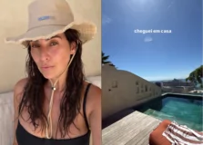 Fernanda Paes Leme desembarca em Salvador e celebra retorno à cidade