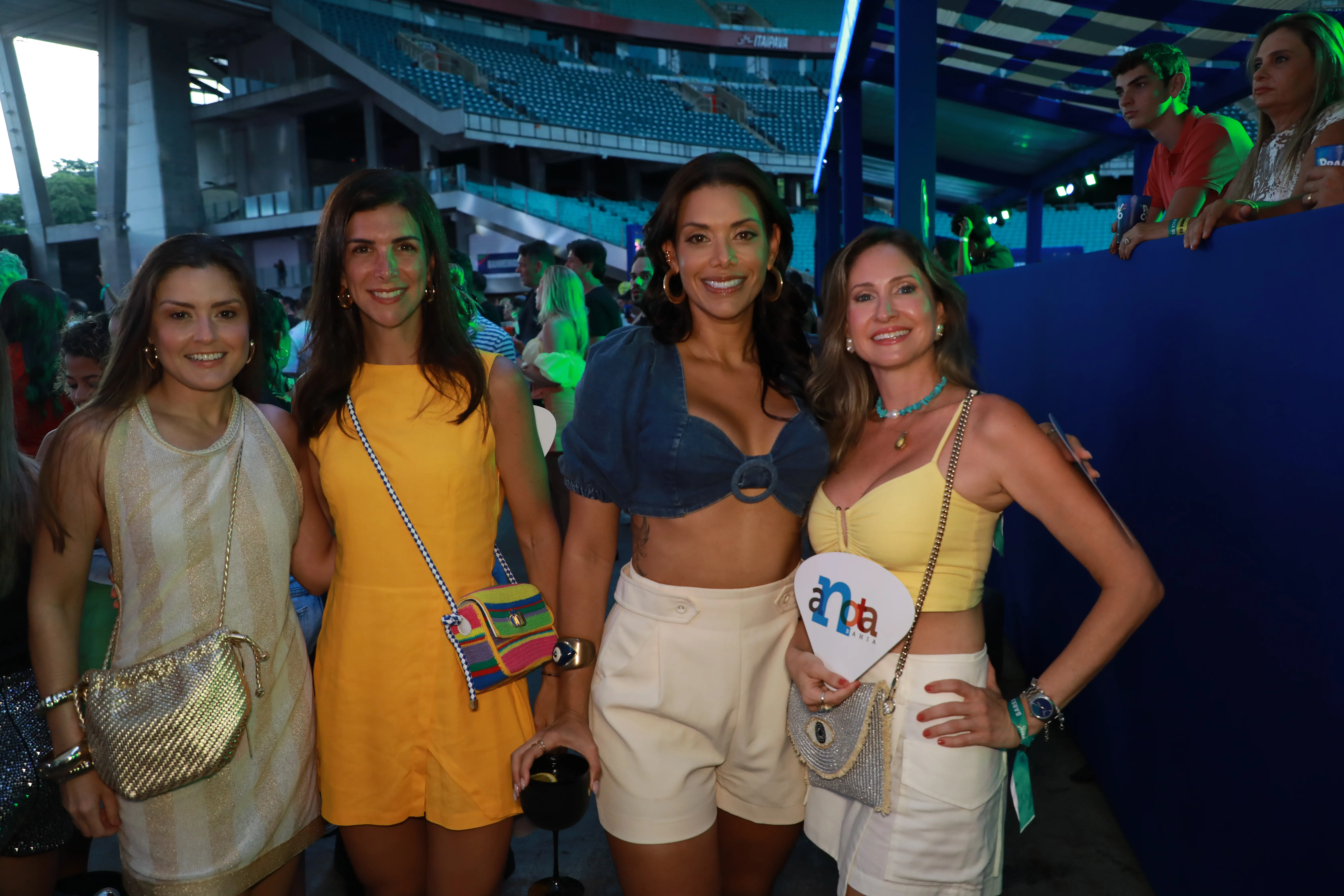 Andrea Bahia, Thaís Aun, Flávia Badaro e Erica Fialho