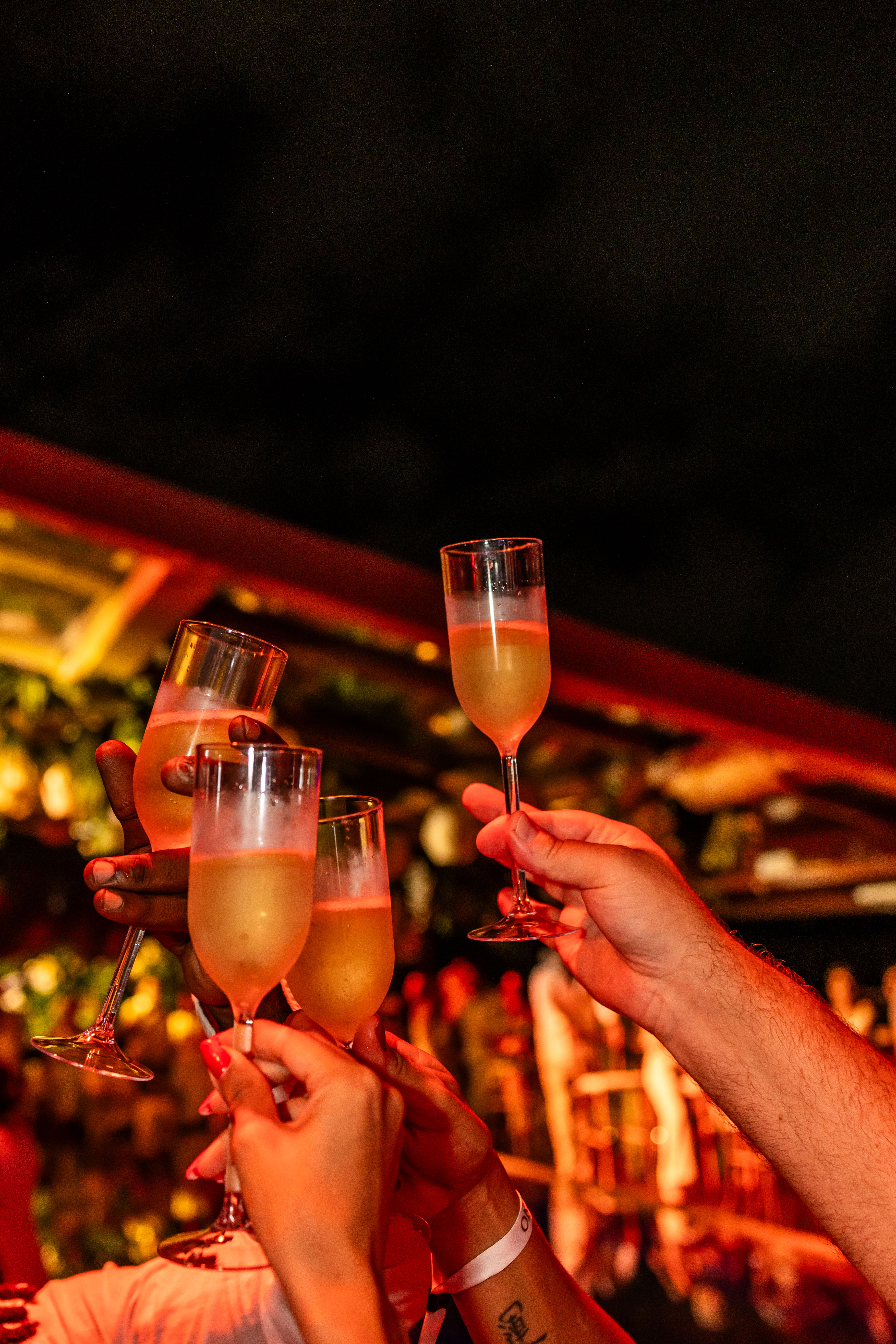 Brinde no Réveillon do Fasano