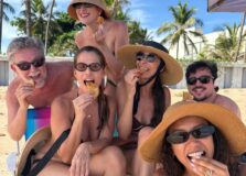 Reunida com artistas, Ingrid Guimarães passa dias especiais na Bahia