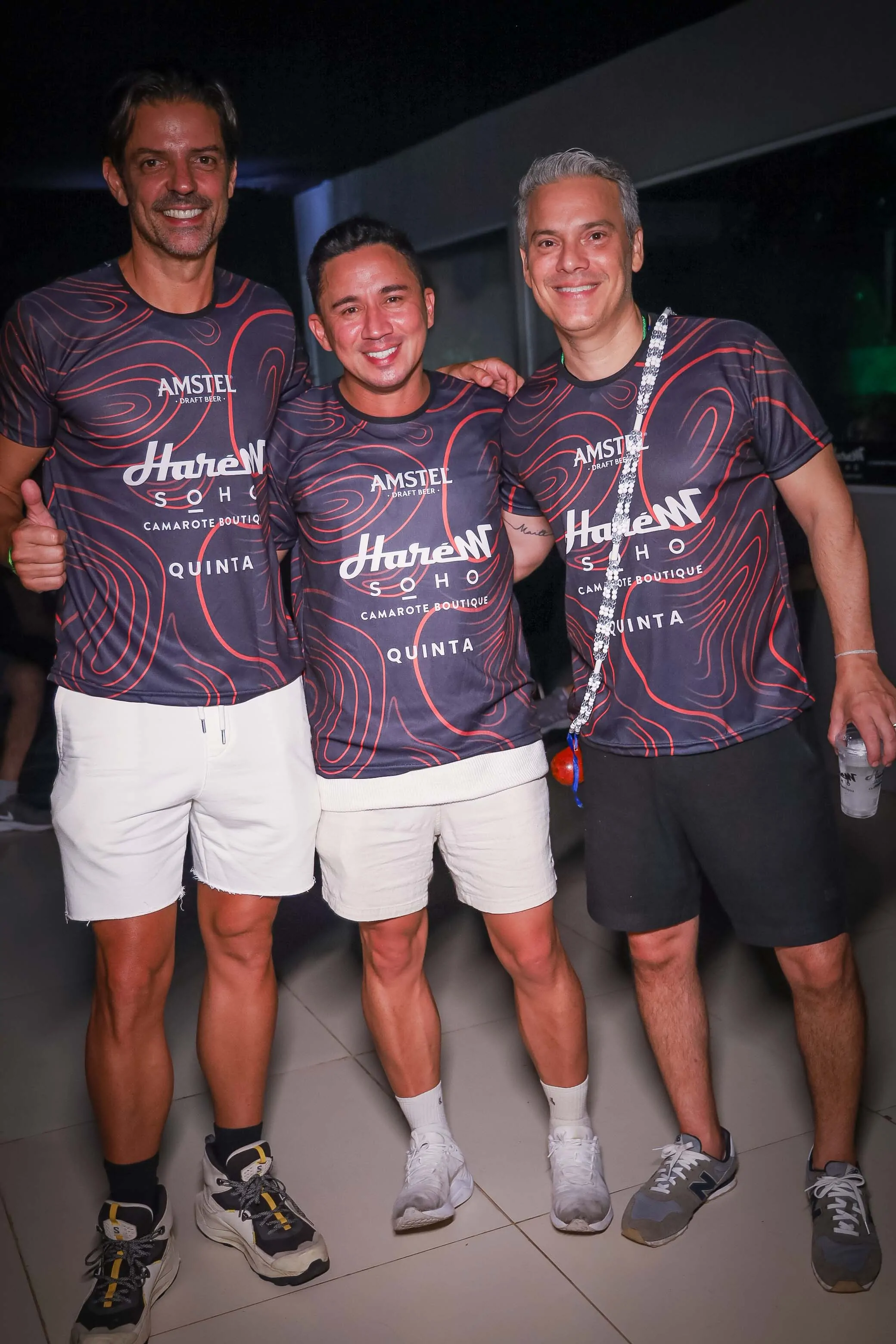 Guiga Sampaio, Tamyr Mota e Michel Cohen