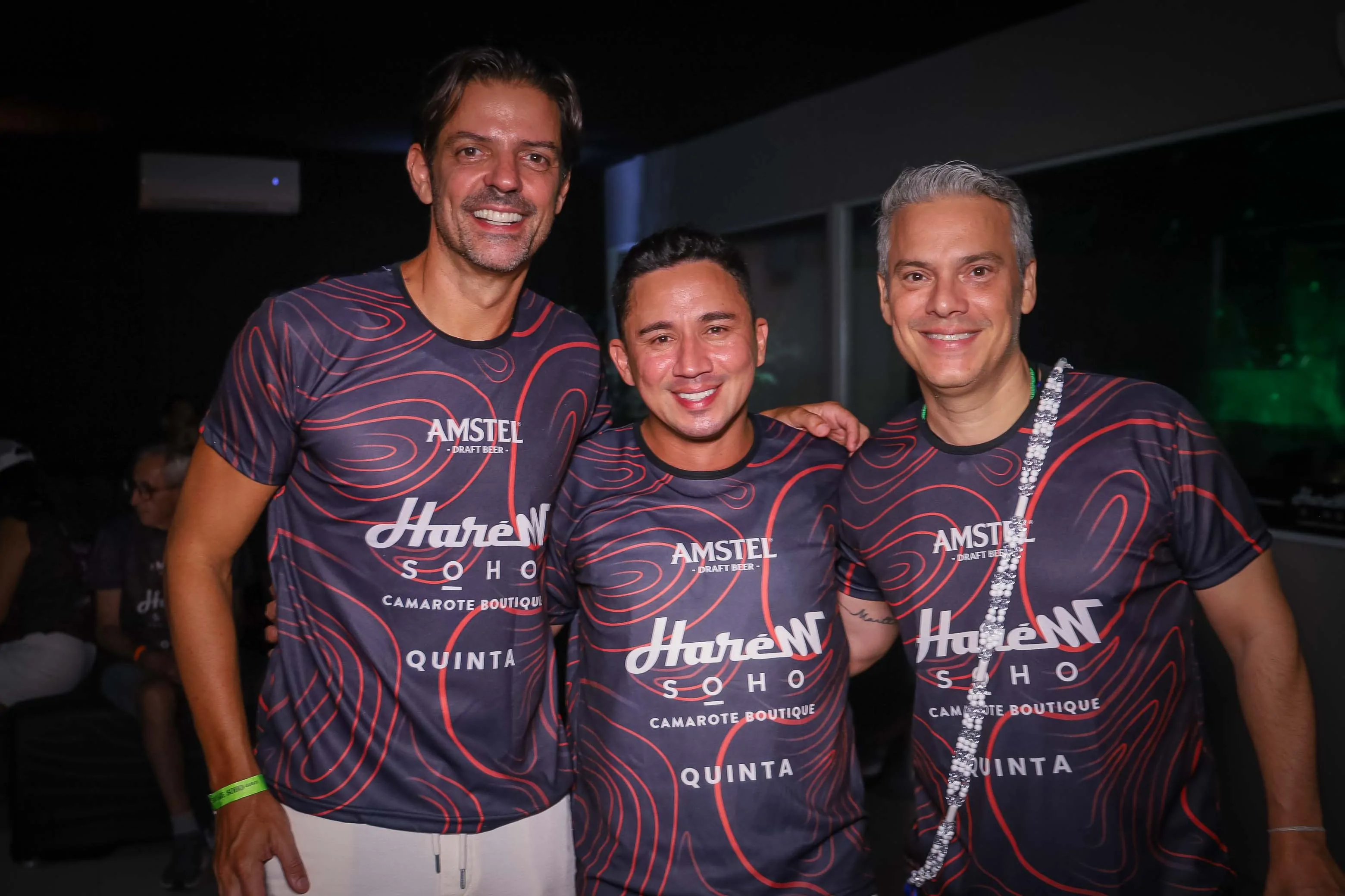 Guiga Sampaio, Tamyr Mota e Michel Cohen.