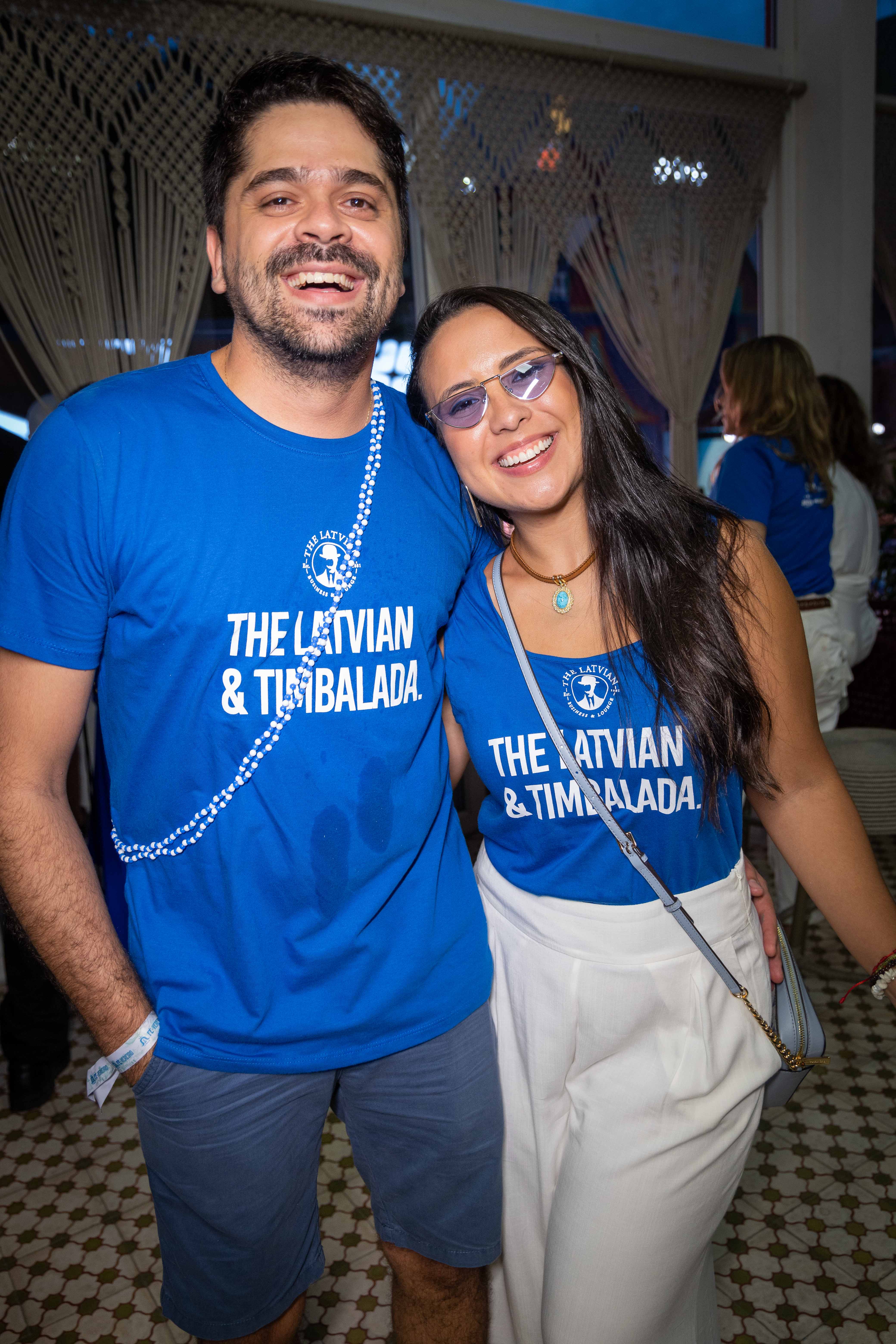 Matheus Ladeia e Pamela Tuyuty